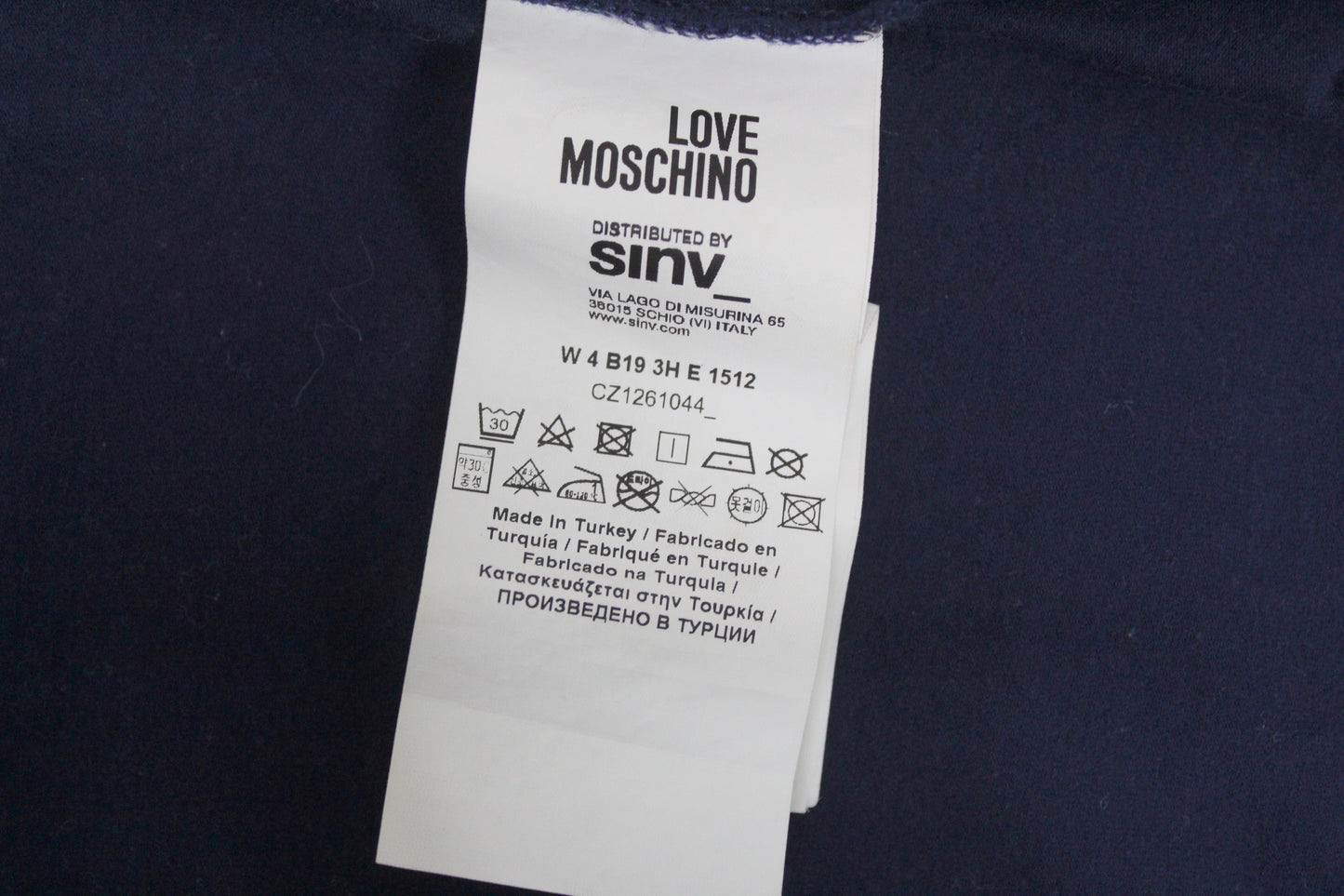 LOVE MOSCHINO HEART LOLLIPOP T-SHIRT MEDIUM