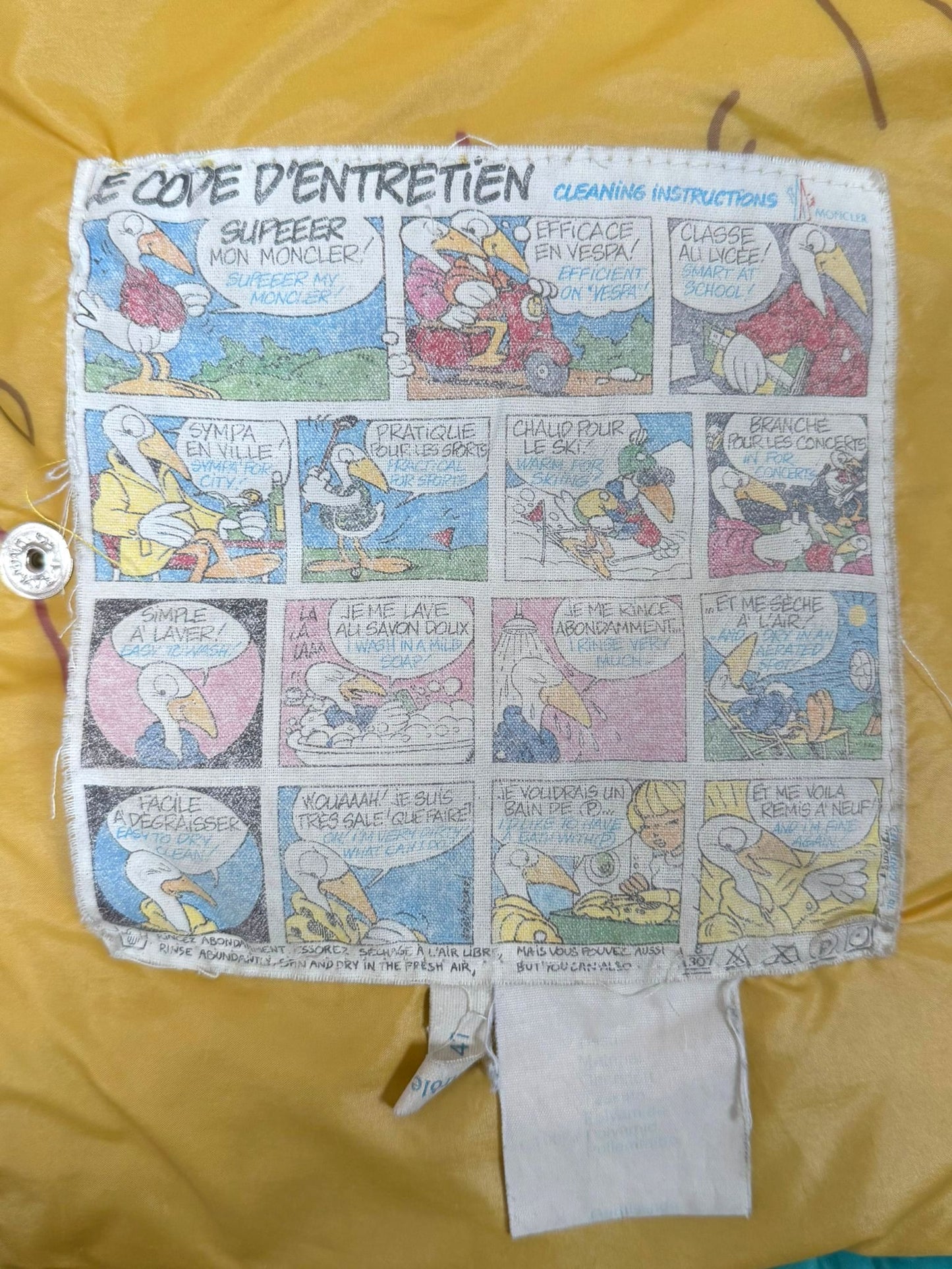 MONCLER GRENOBLE 80'S VINTAGE PUFFER PADDED DOWN JACKET MEDIUM