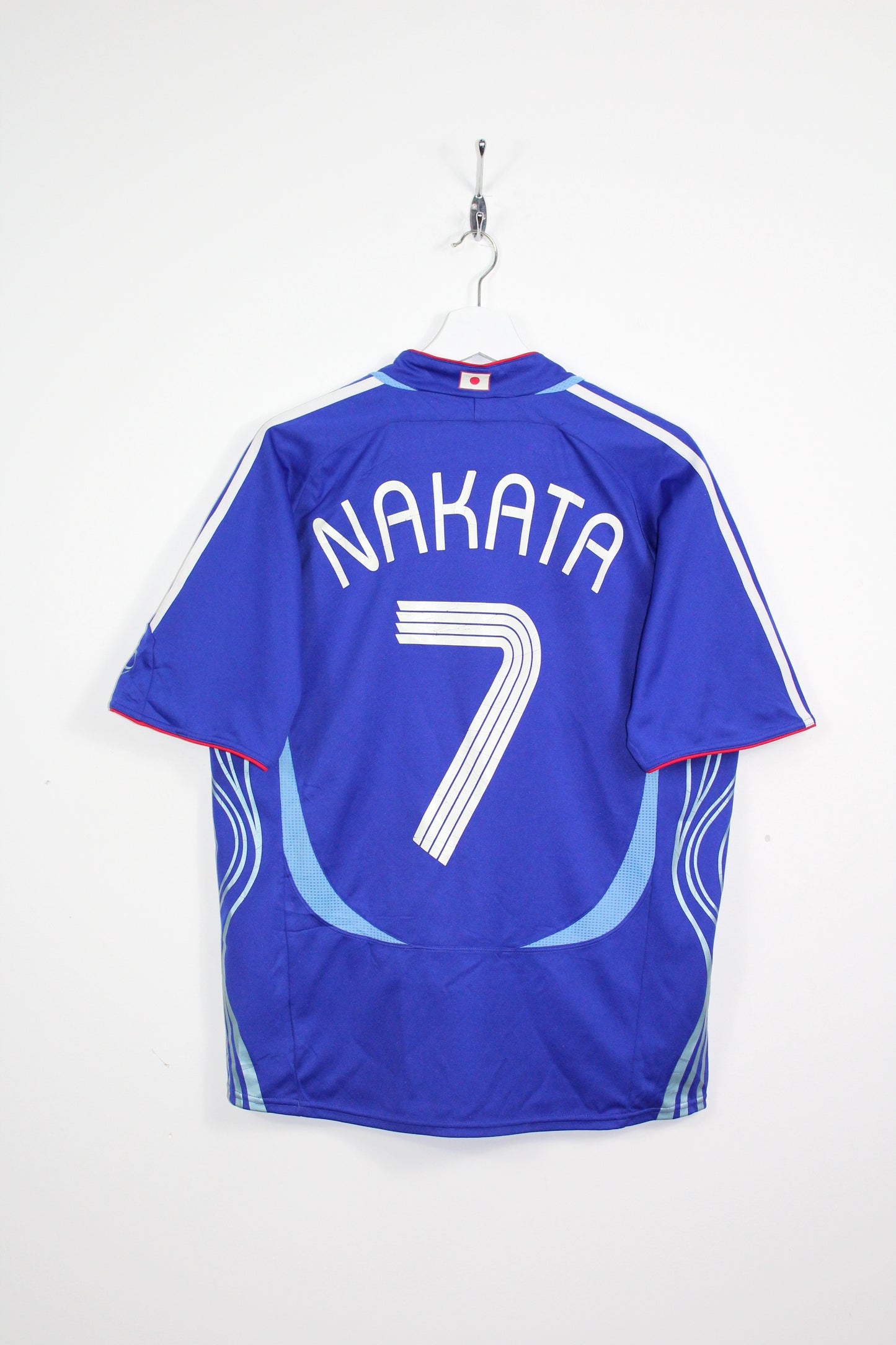 JAPAN WORLD CUP 2006 ADIDAS HOME FOOTBALL SHIRT NAKATA #7 MEDIUM