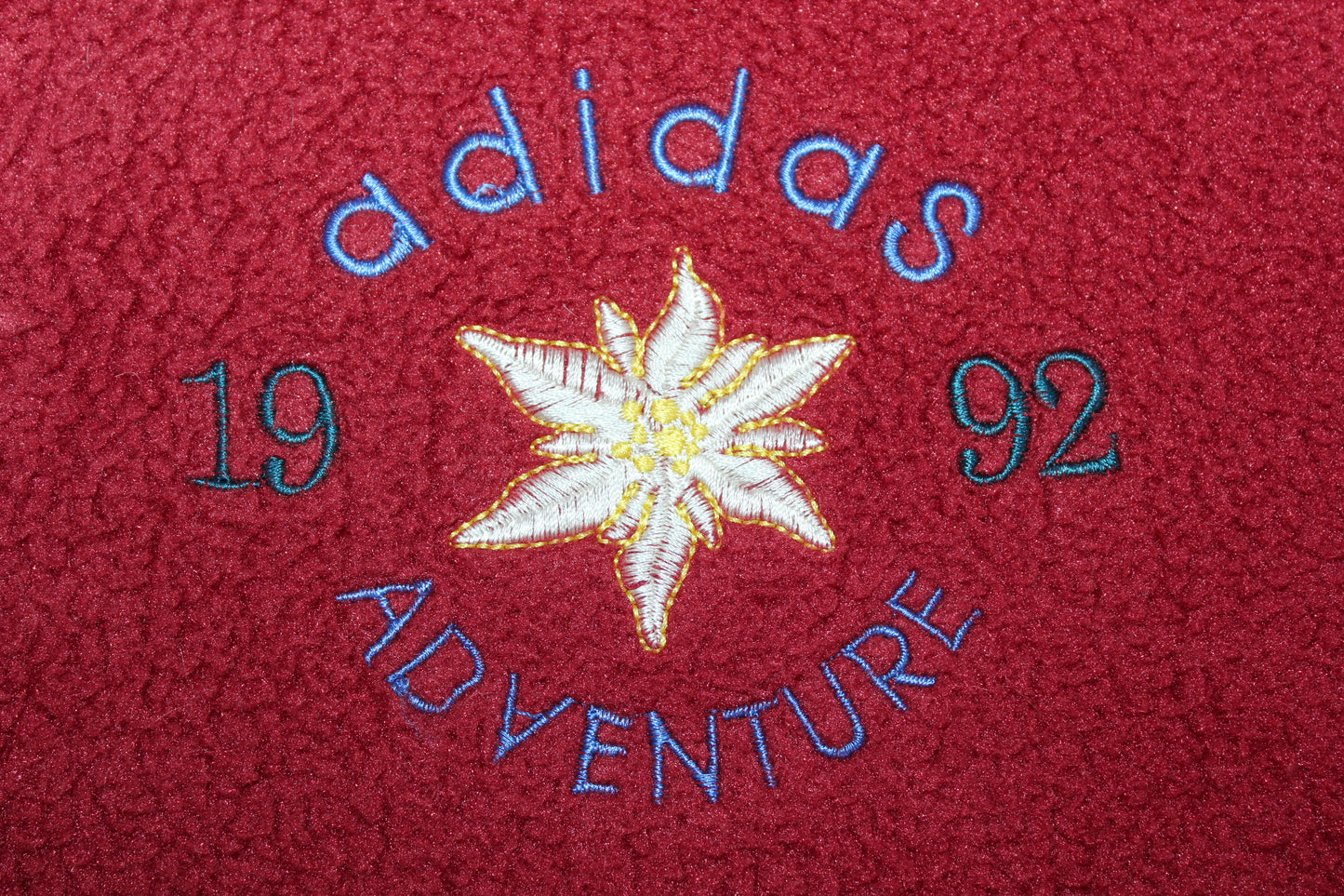 ADIDAS ADVENTURE 1992 VINTAGE FLEECE SWEATSHIRT LARGE