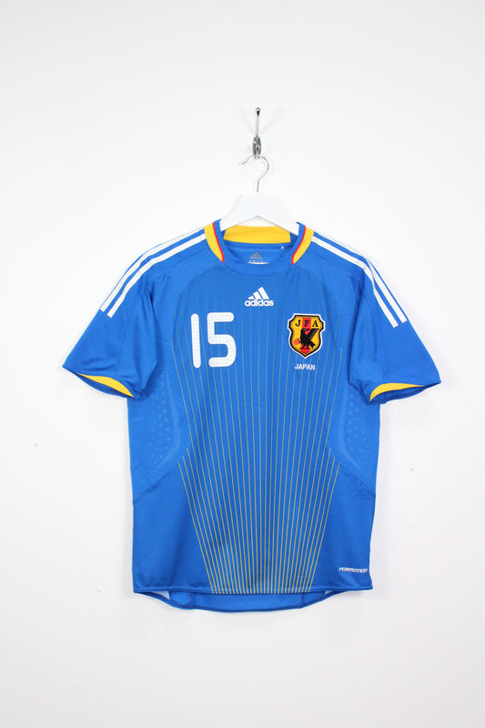 JAPAN 2008-09 AUTHENTIC ADIDAS PLAYER ISSUE HOME FOOTBALL SHIRT NAGATOMO #15 SMALL