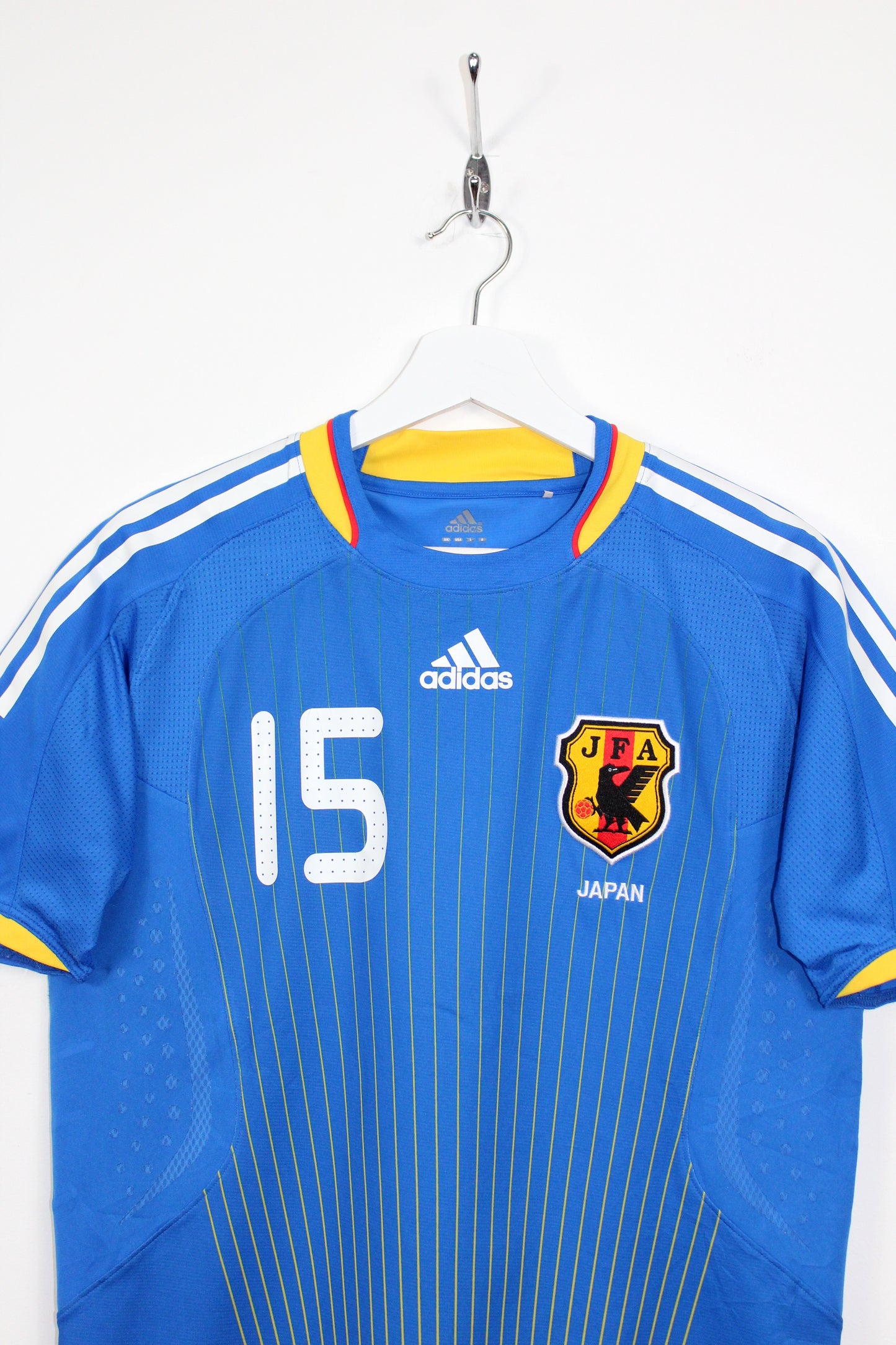 JAPAN 2008-09 AUTHENTIC ADIDAS PLAYER ISSUE HOME FOOTBALL SHIRT NAGATOMO #15 SMALL