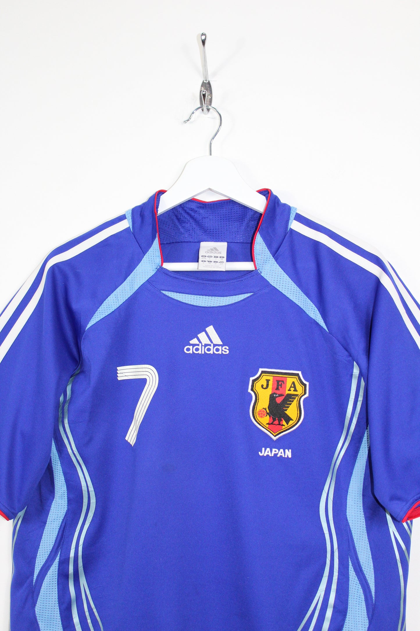 JAPAN WORLD CUP 2006 ADIDAS HOME FOOTBALL SHIRT NAKATA #7 MEDIUM