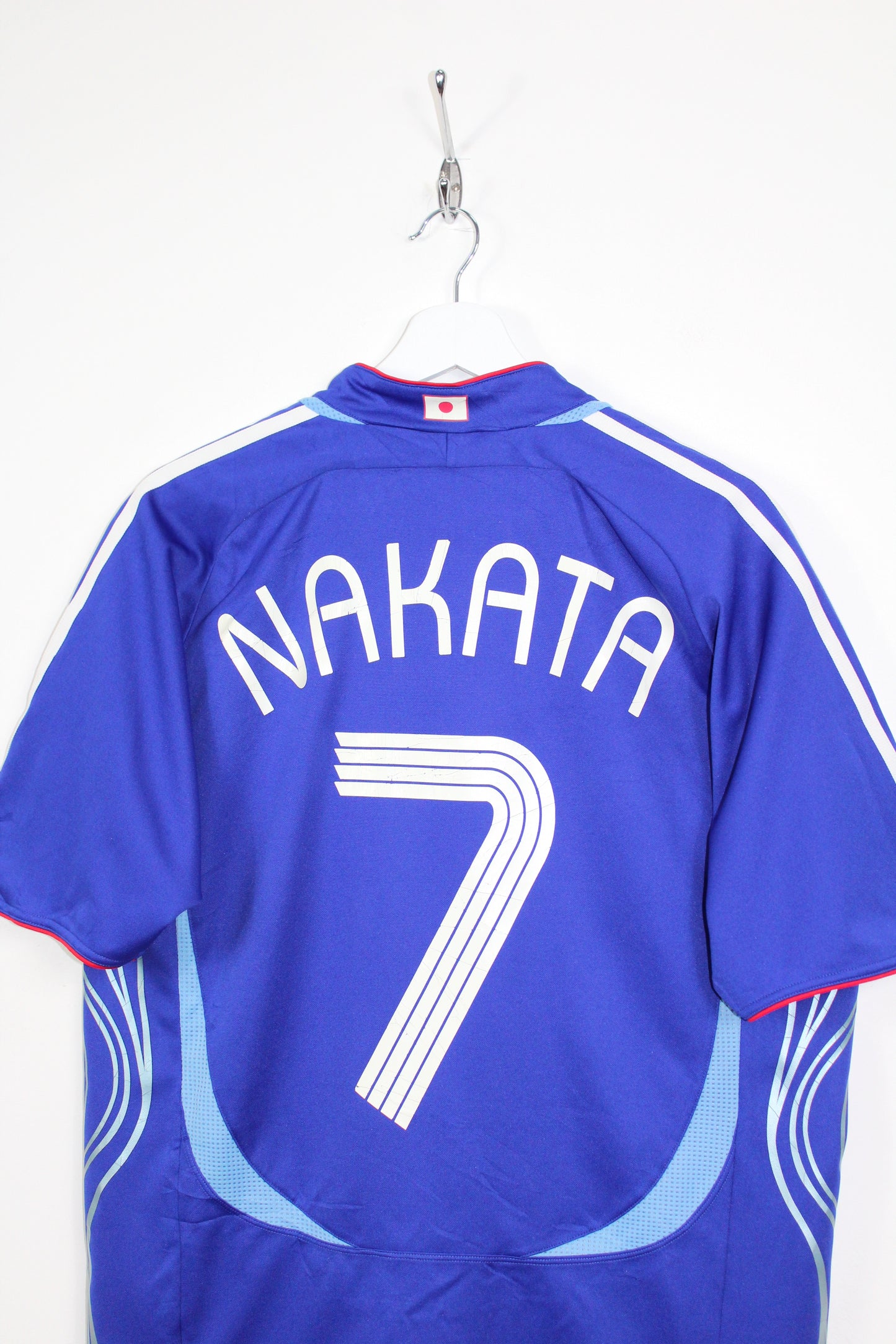 JAPAN WORLD CUP 2006 ADIDAS HOME FOOTBALL SHIRT NAKATA #7 MEDIUM