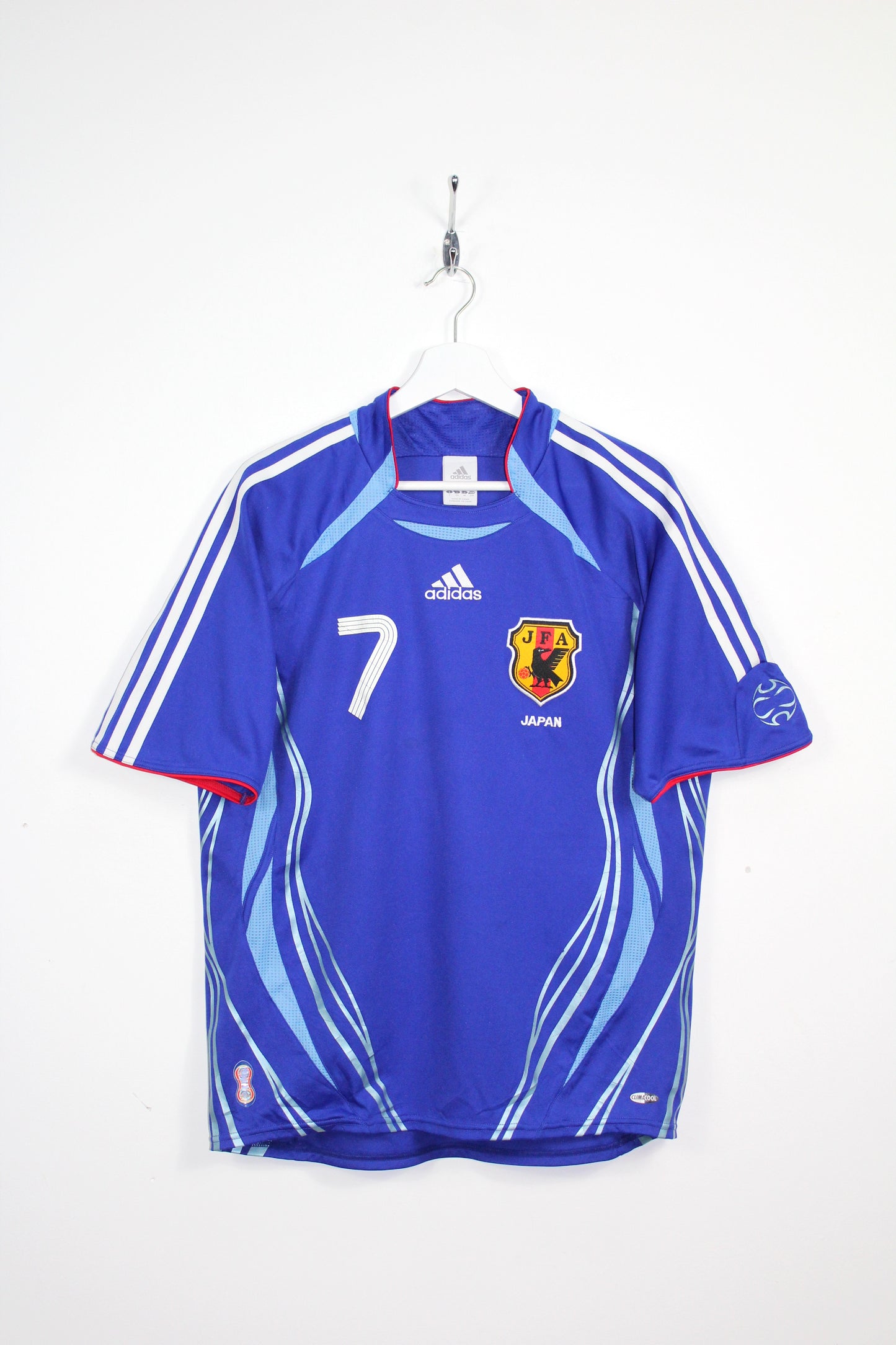 JAPAN WORLD CUP 2006 ADIDAS HOME FOOTBALL SHIRT NAKATA #7 MEDIUM