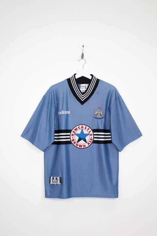 NEWCASTLE UNITED 1996-97 ADIDAS VINTAGE AWAY FOOTBALL SHIRT LARGE