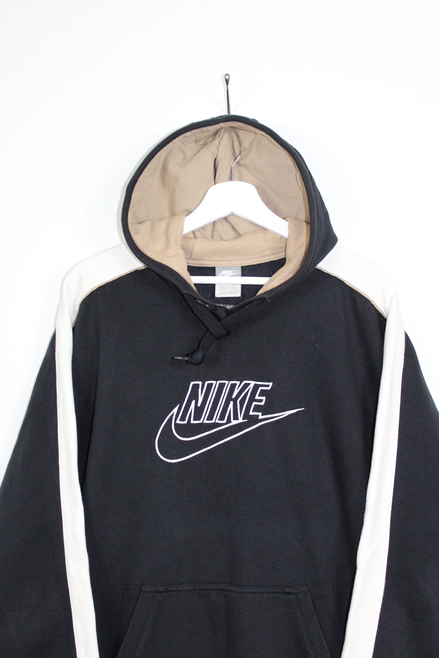 NIKE VINTAGE CENTRE SPELL OUT HOODIE SWEATSHIRT LARGE