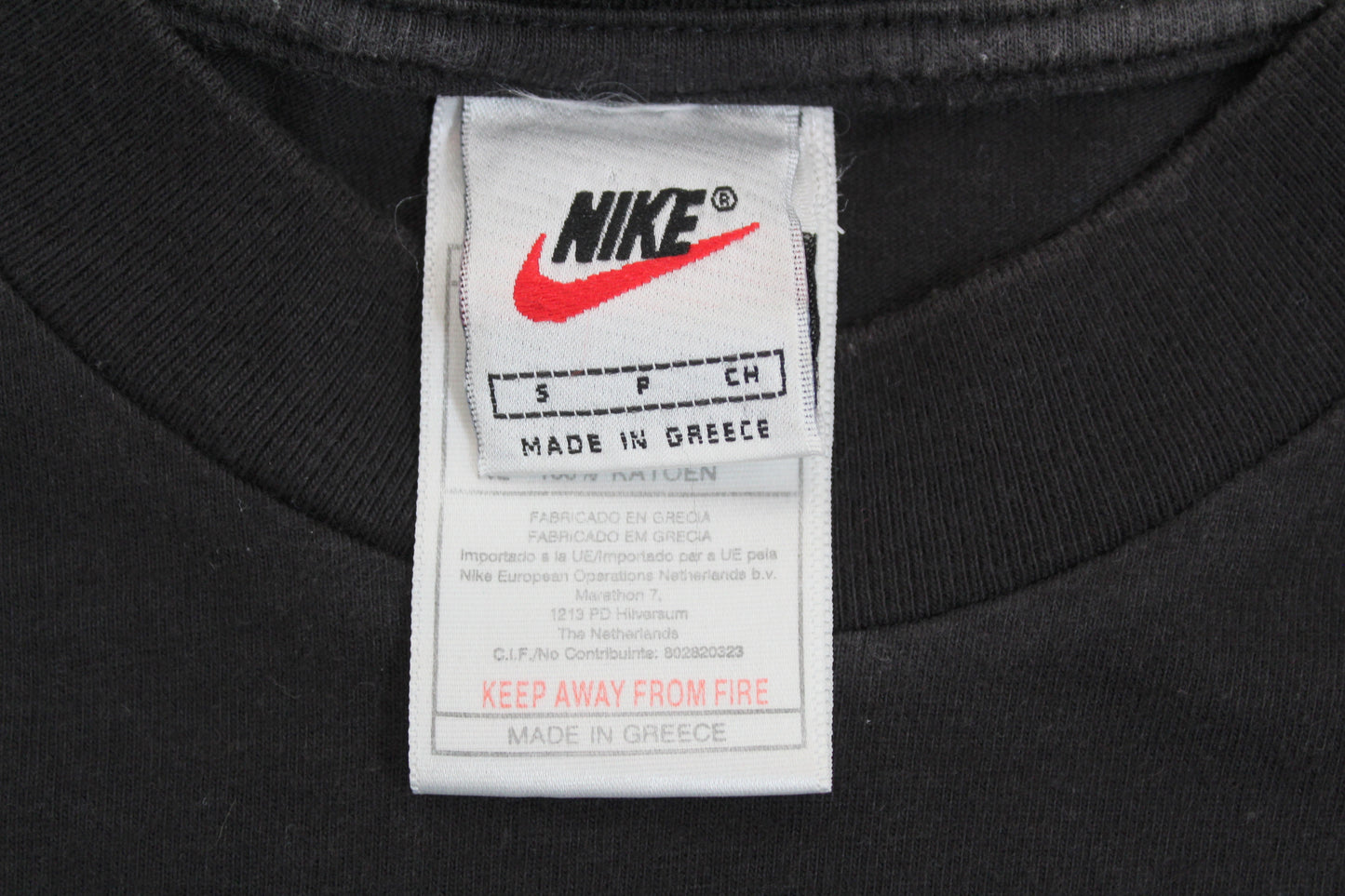 NIKE 90'S VINTAGE CENTER SWOOSH T-SHIRT SMALL