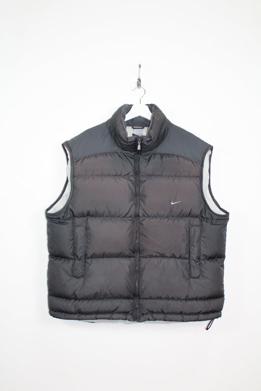 NIKE VINTAGE DOWN PUFFER GILET XXL