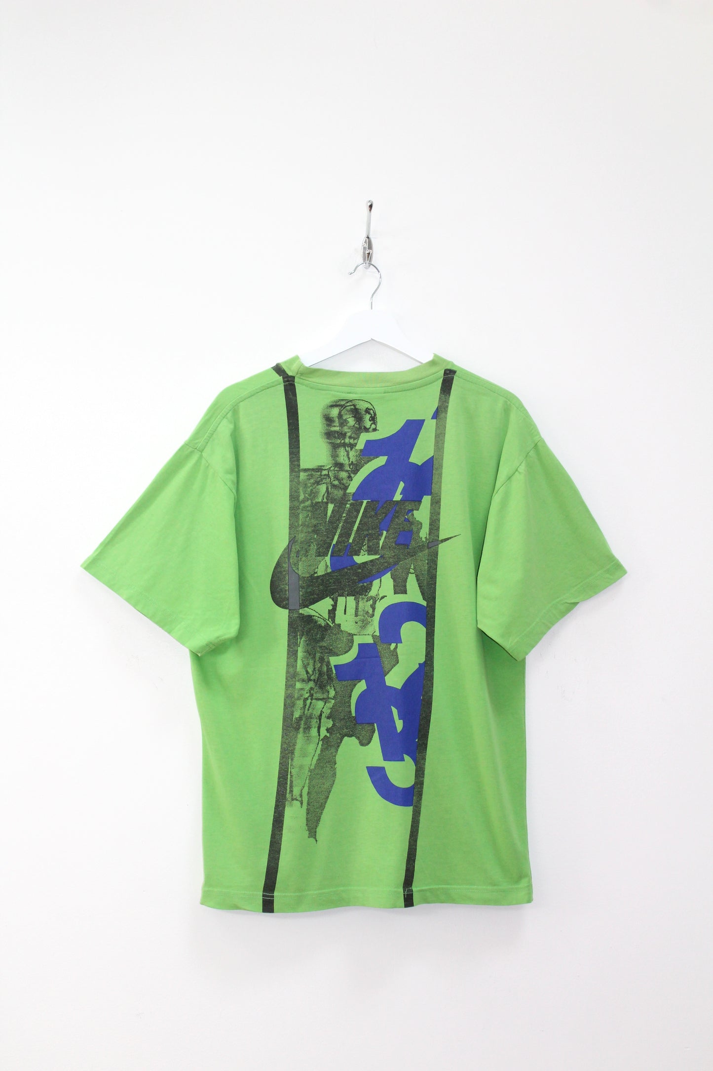 NIKE 80'S VINTAGE ATHLETIC PERFORMANCE GREEN T-SHIRT LARGE