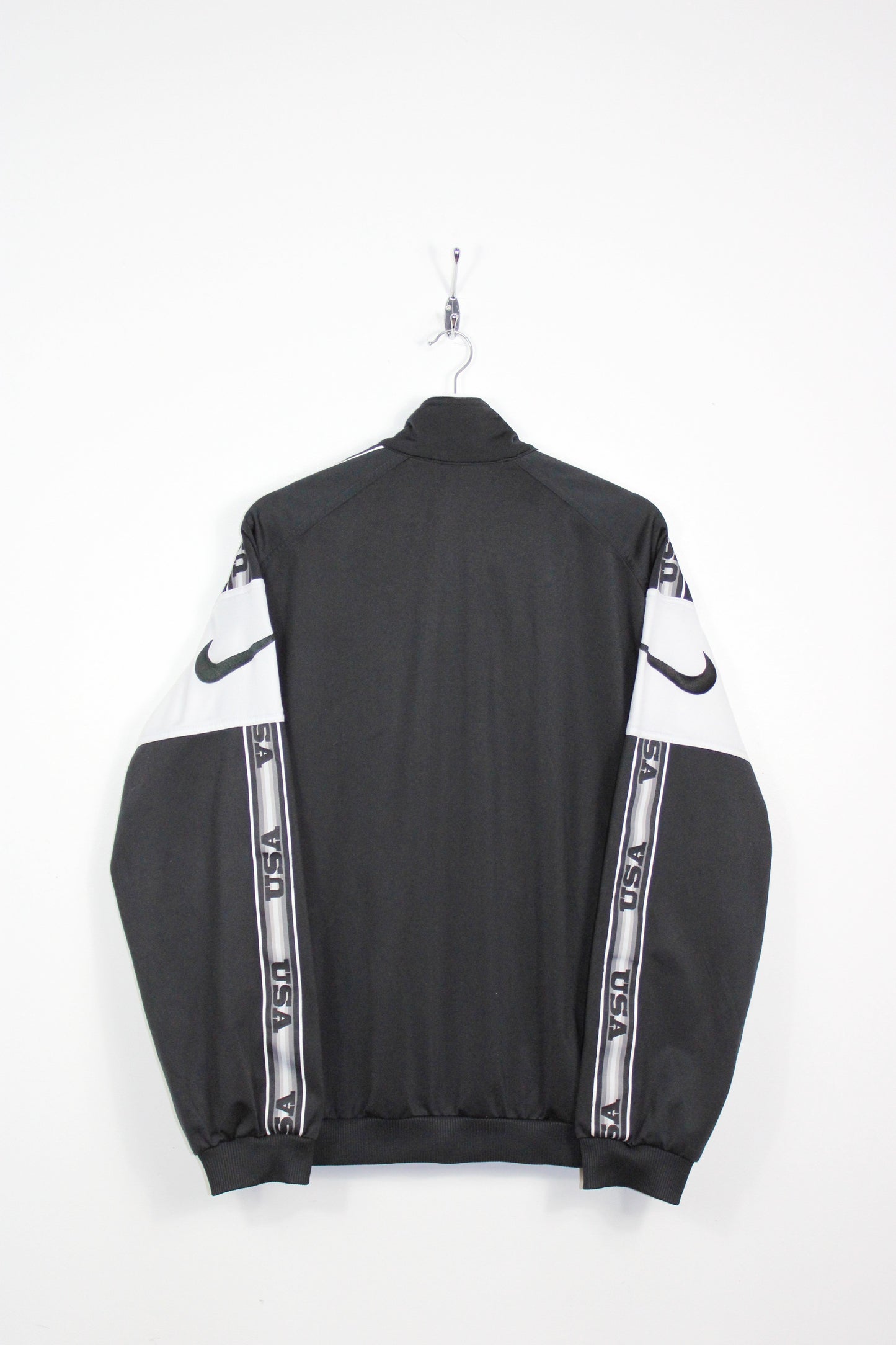 NIKE 90'S VINTAGE TEAM USA TRACKSUIT TOP JACKET LARGE