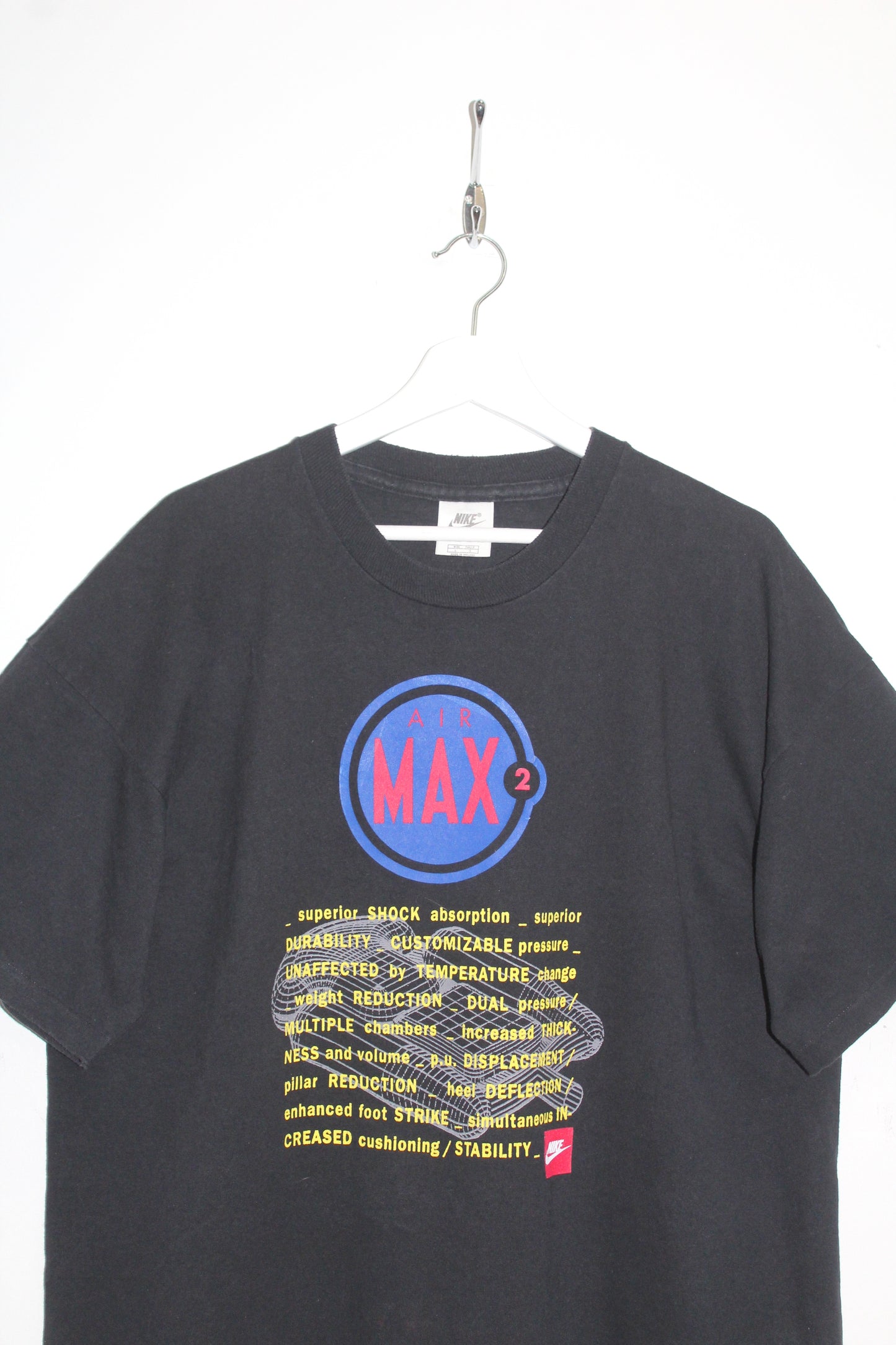 NIKE 90'S VINTAGE NIKE AIR MAX 2 GRAPHIC T-SHIRT LARGE