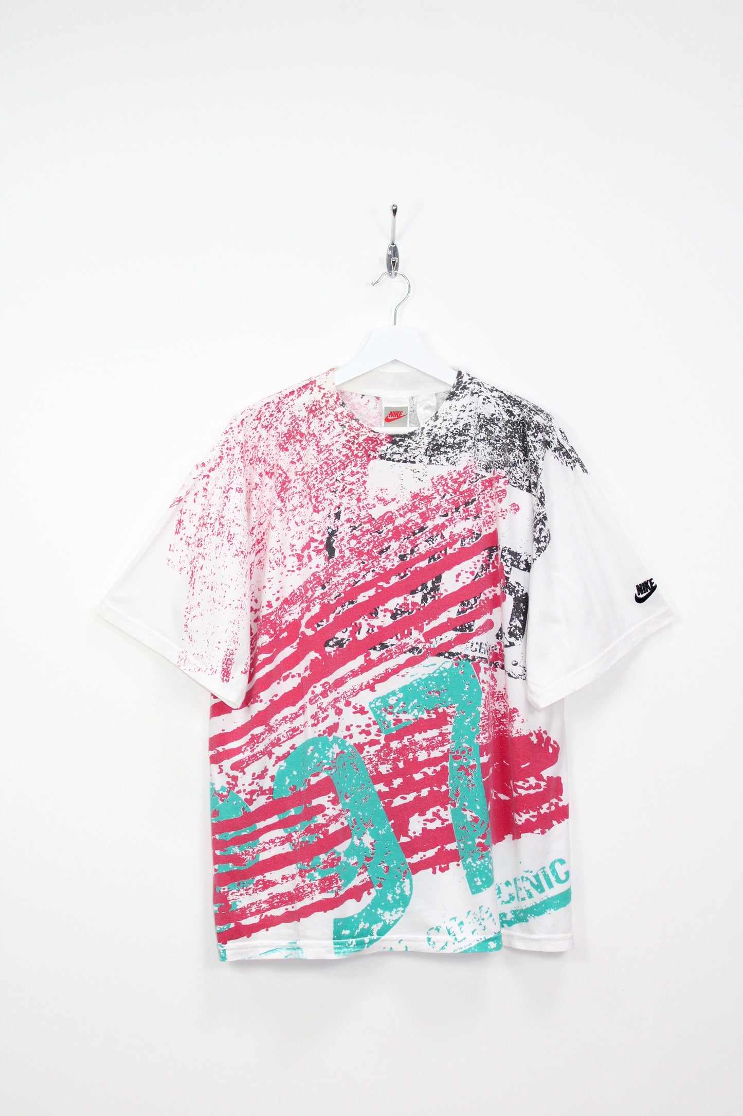 NIKE 90'S VINTAGE ALL OVER PRINT T-SHIRT XL