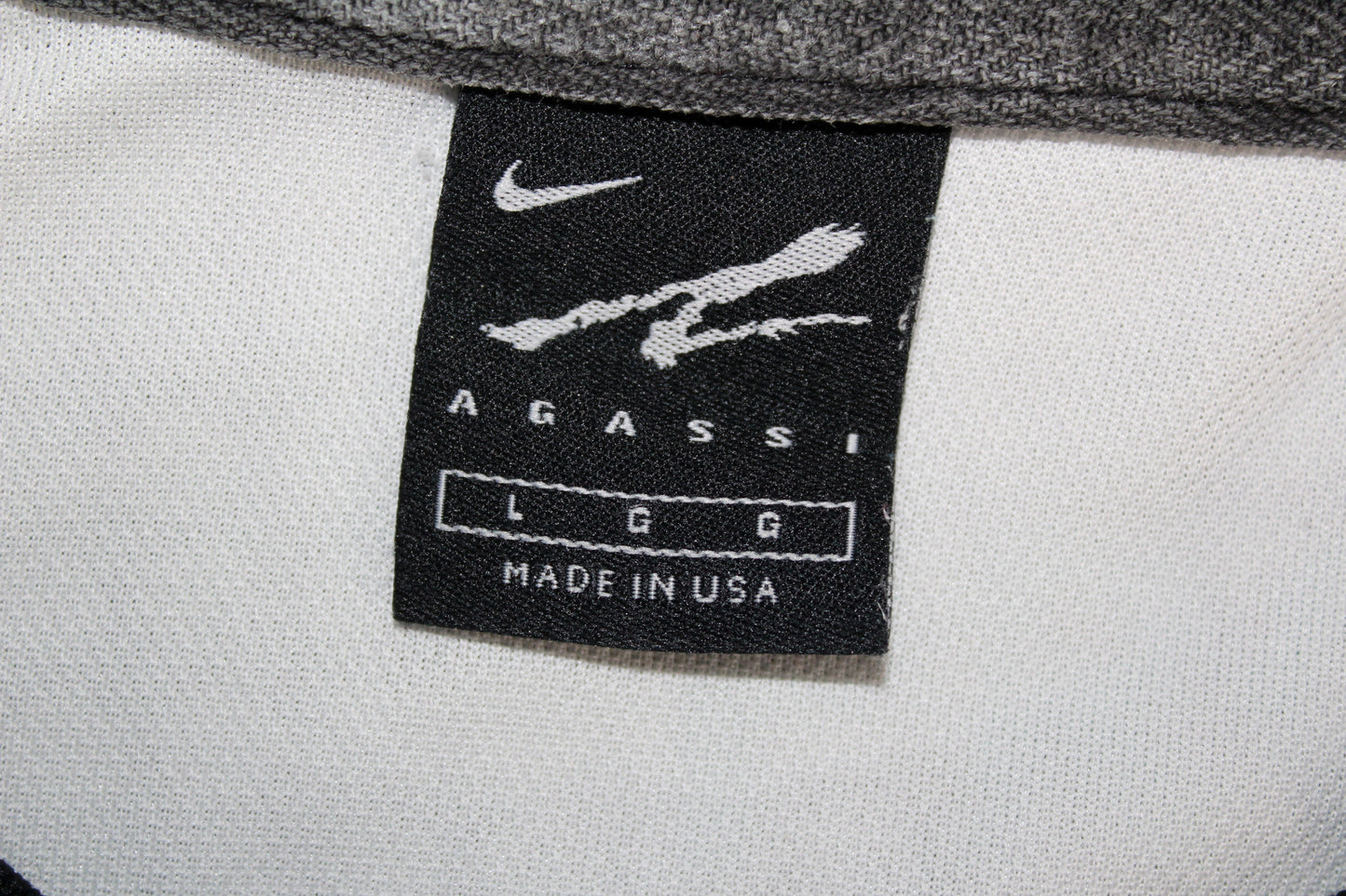 NIKE 90'S VINATGE AGASSI CHALLENGE COURT 1997 TENNIS T-SHIRT LARGE