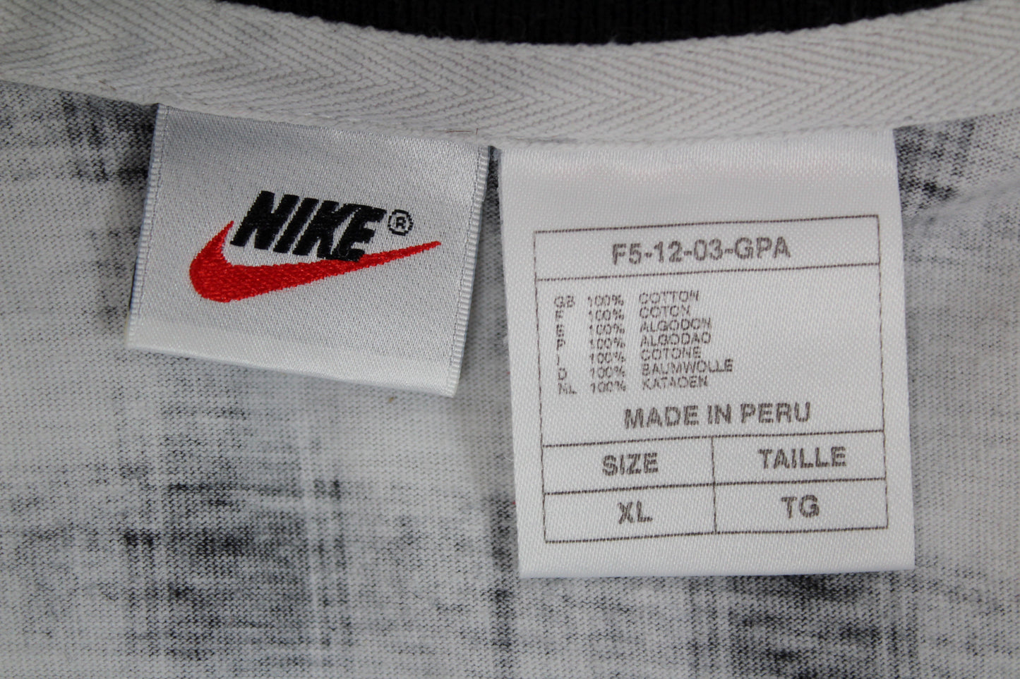 NIKE 90'S VINATGE AGASSI CHALLENGE COURT DAVIS CUP 1995 TENNIS POLO SHIRT XL