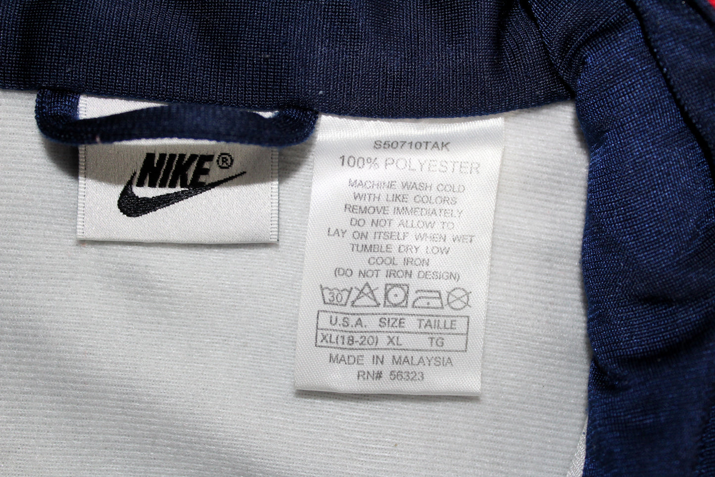 NIKE 90'S VINTAGE TRACKSUIT TOP JACKET LARGE