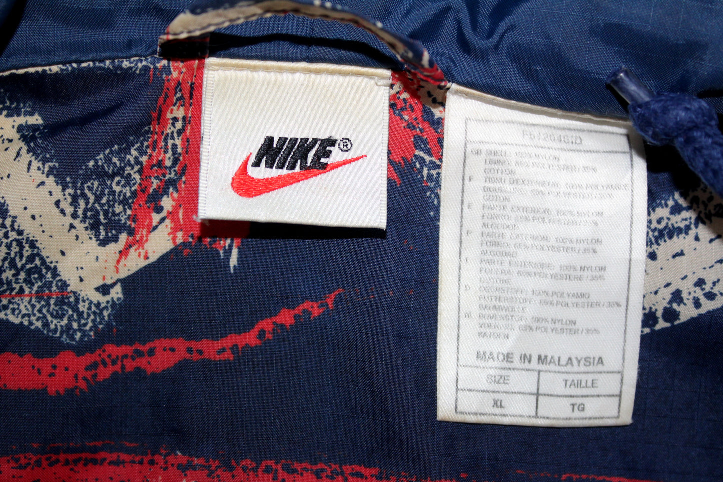 NIKE 90'S VINTAGE ANORAK WINDBREAKER JACKET XL