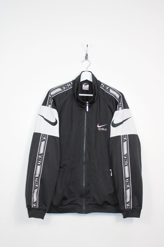 NIKE 90'S VINTAGE TEAM USA TRACKSUIT TOP JACKET LARGE