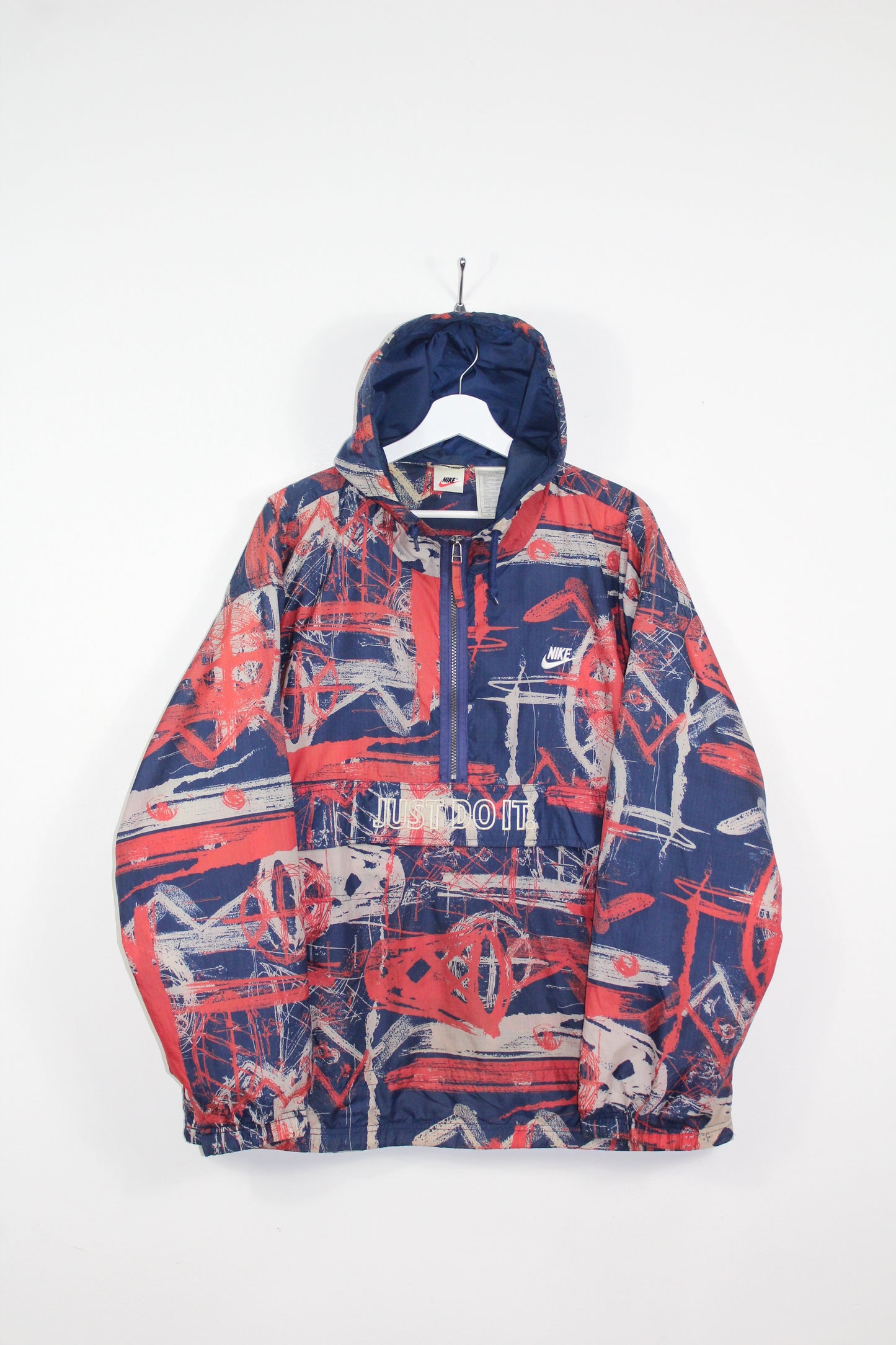 NIKE 90'S VINTAGE ANORAK WINDBREAKER JACKET XL