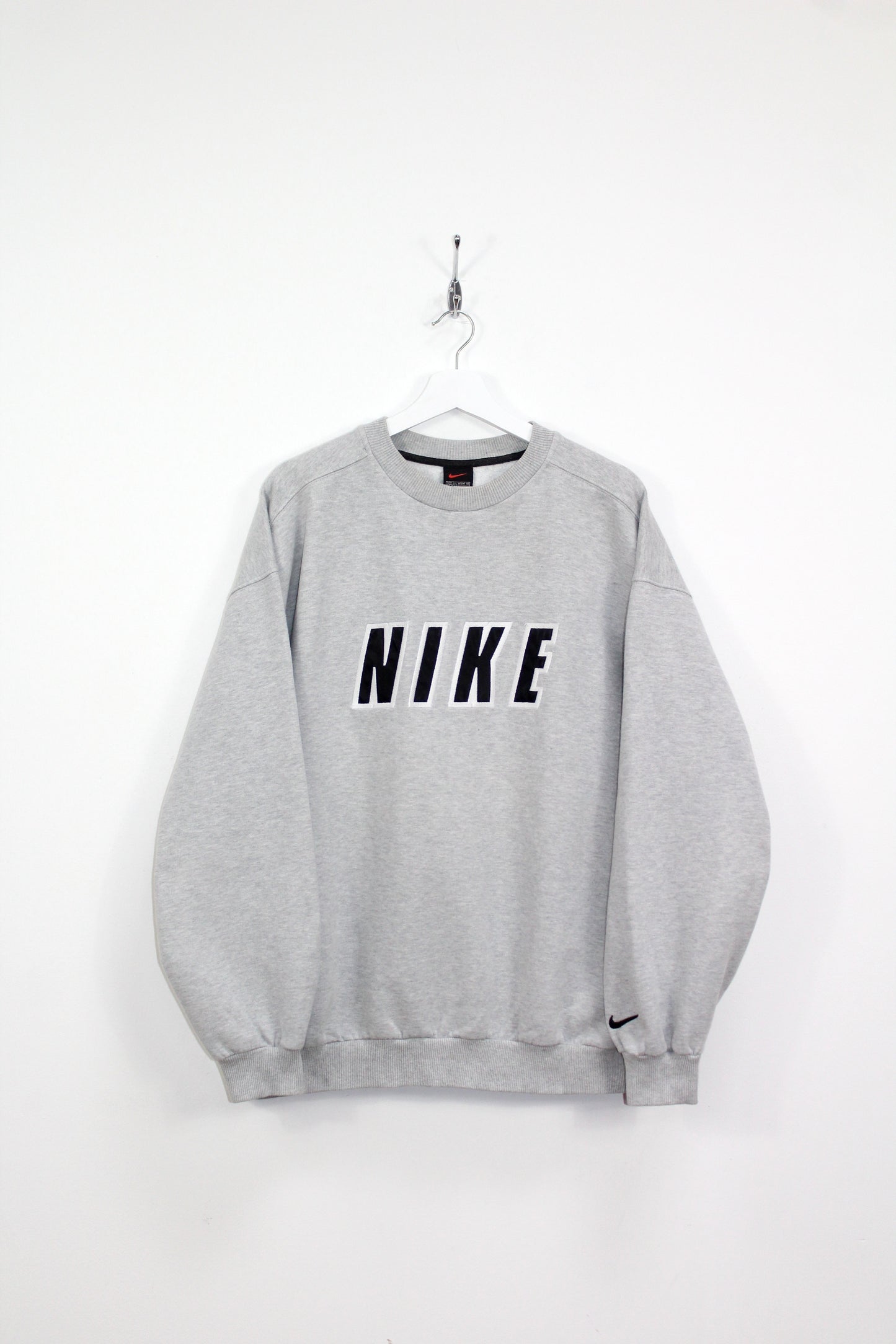 NIKE 90'S VINTAGE EMBROIDERED SPELL OUT SWEATSHIRT XXL