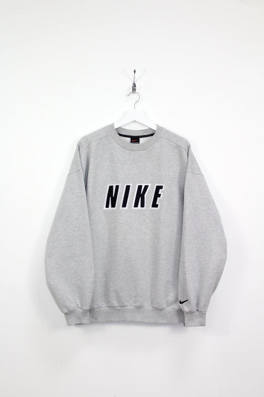 NIKE 90'S VINTAGE EMBROIDERED SPELL OUT SWEATSHIRT XXL