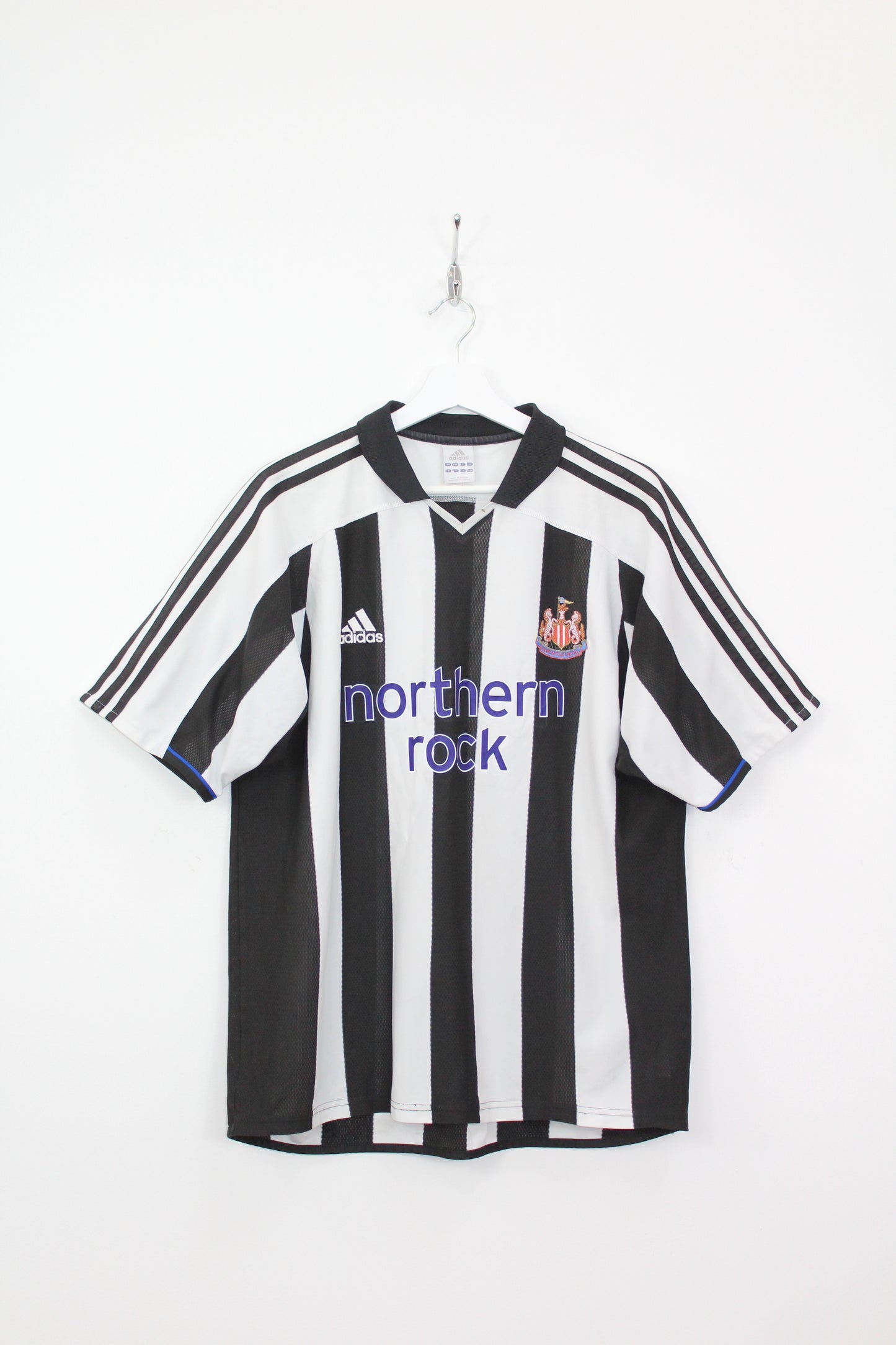 NEWCASTLE 2003-04 VINTAGE ADIDAS HOME FOOTBALL SHIRT LARGE