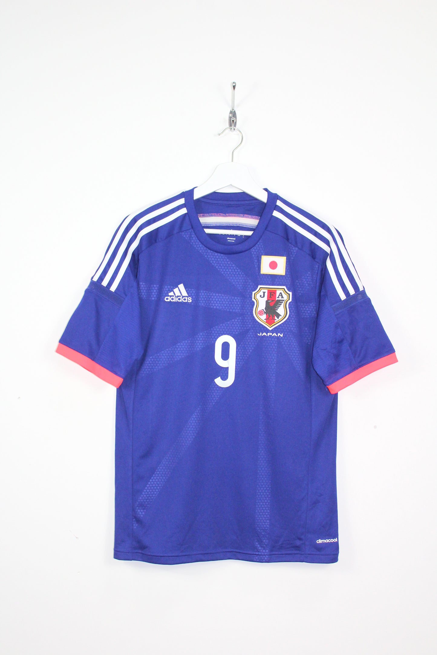 JAPAN WORLD CUP 2014 ADIDAS HOME FOOTBALL SHIRT OKAZAKI #9 LARGE