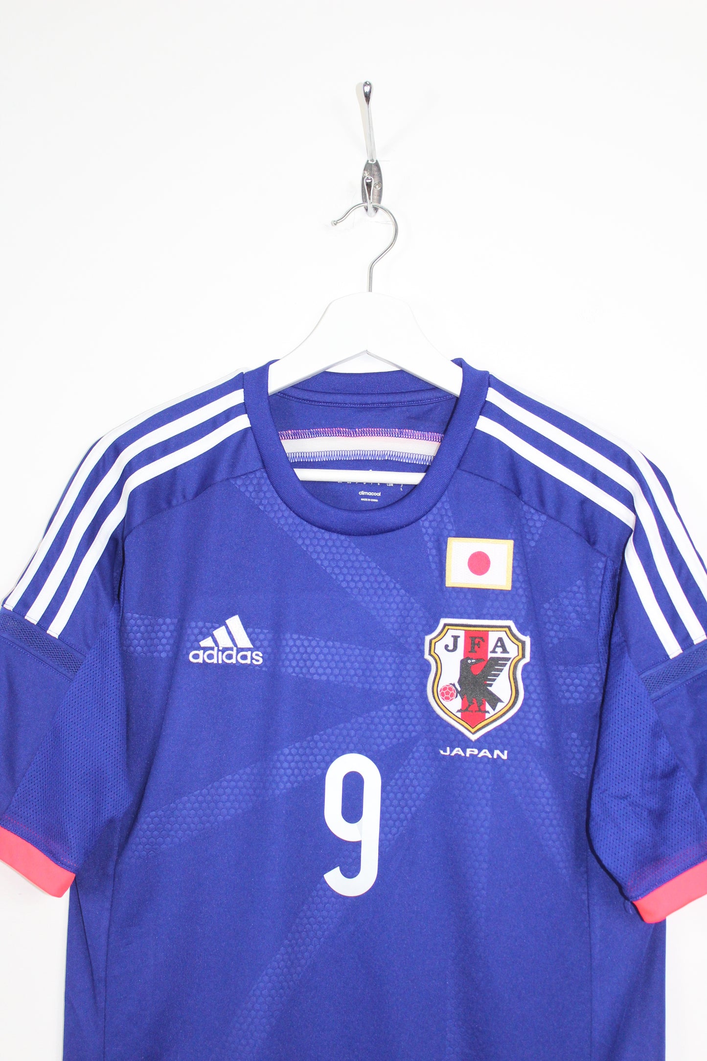 JAPAN WORLD CUP 2014 ADIDAS HOME FOOTBALL SHIRT OKAZAKI #9 LARGE