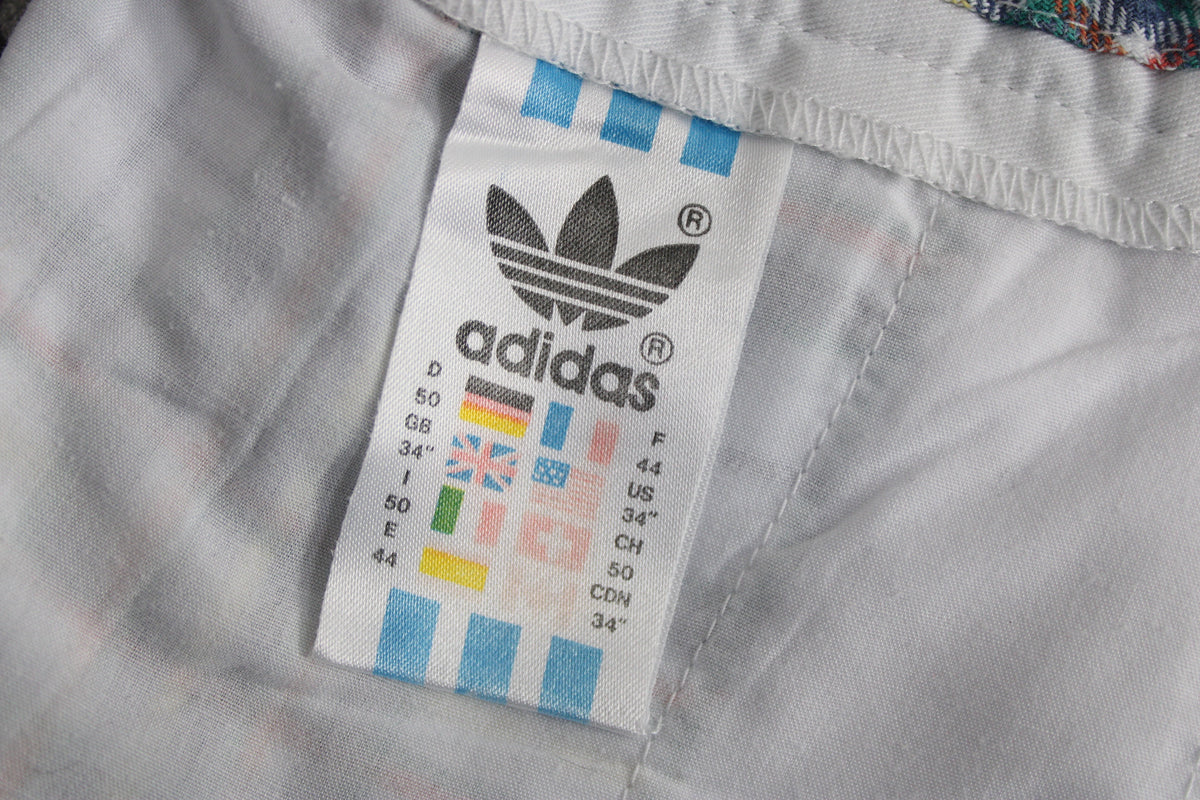 ADIDAS 90'S VINTAGE STEFAN EDBERG INDIAN WELLS OPEN 1994 TENNIS SHORTS LARGE