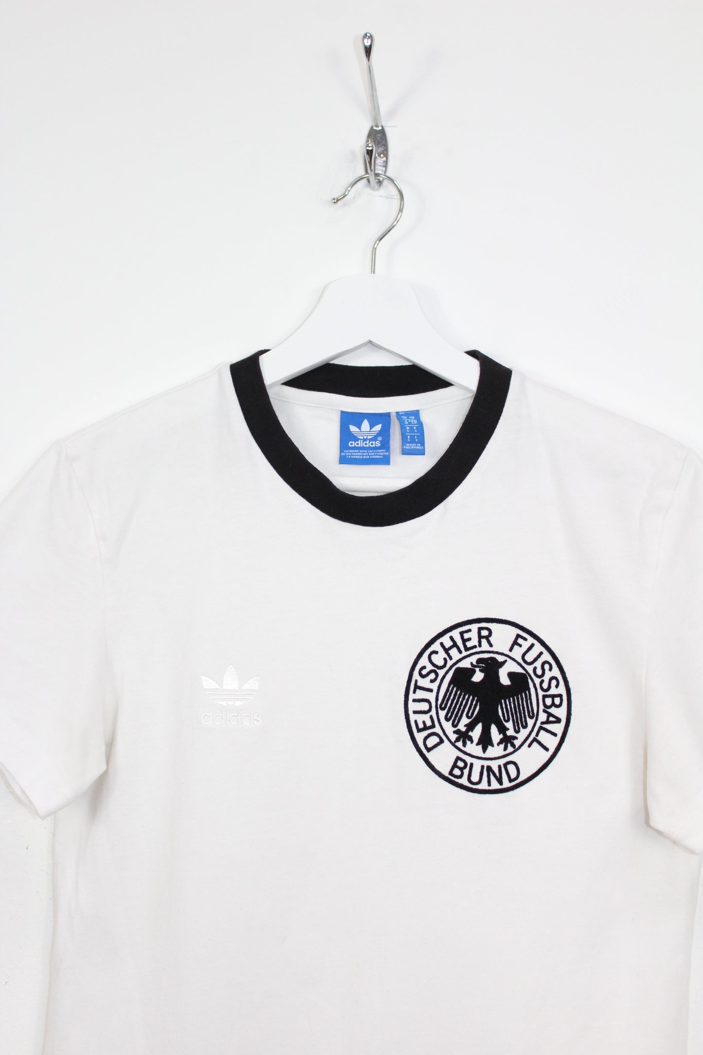 ADIDAS ORIGINALS WEST GERMANY WORLD CUP 1974 HOME FOOTBALL SHIRT SMALL