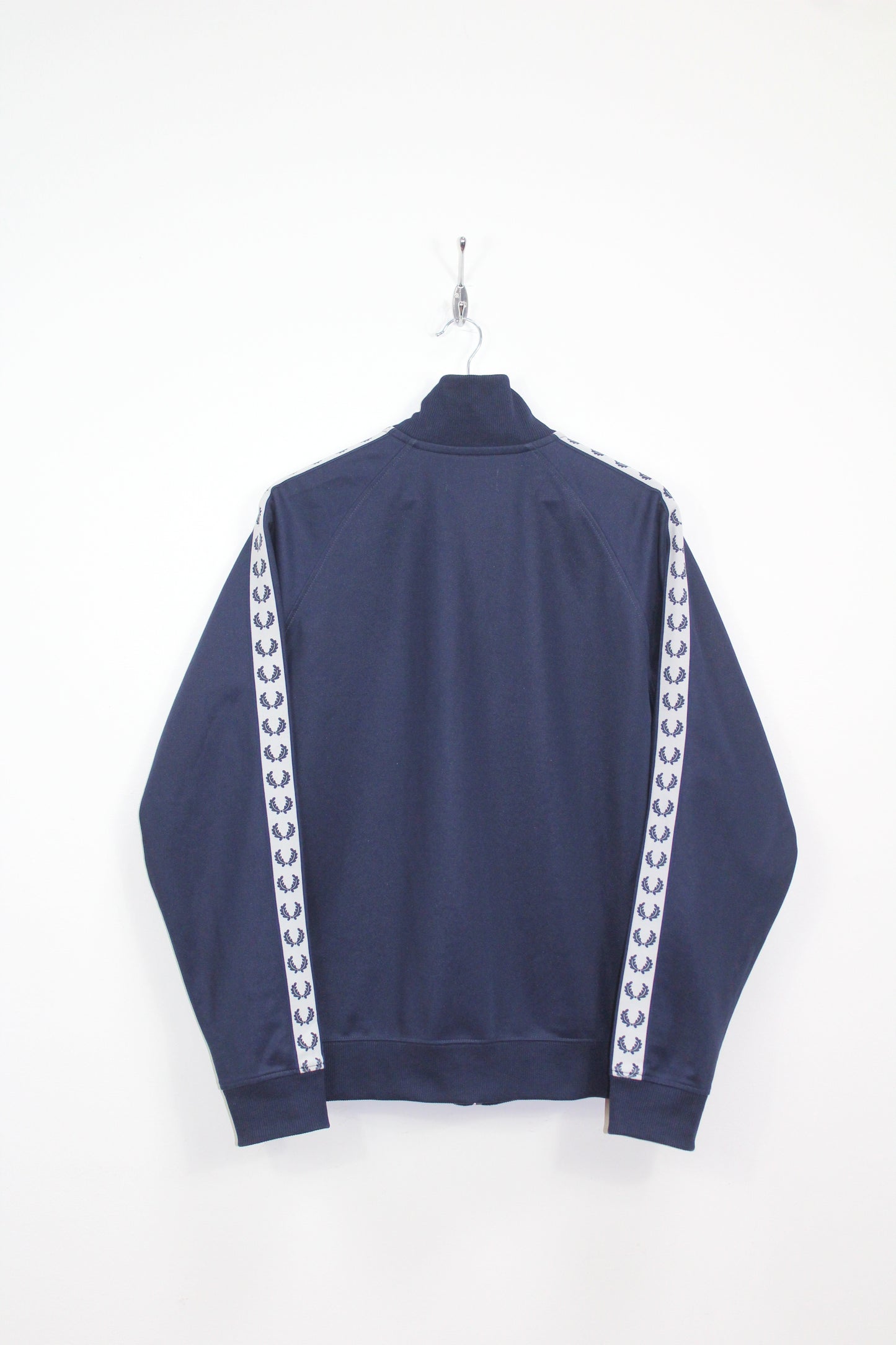 FRED PERRY VINTAGE TAPED LOGO TRACKSUIT TOP JACKET LARGE