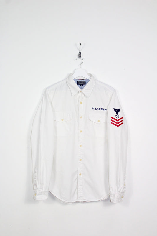 VINTAGE POLO RALPH LAUREN LONG SLEEVE SHIRT MEDIUM