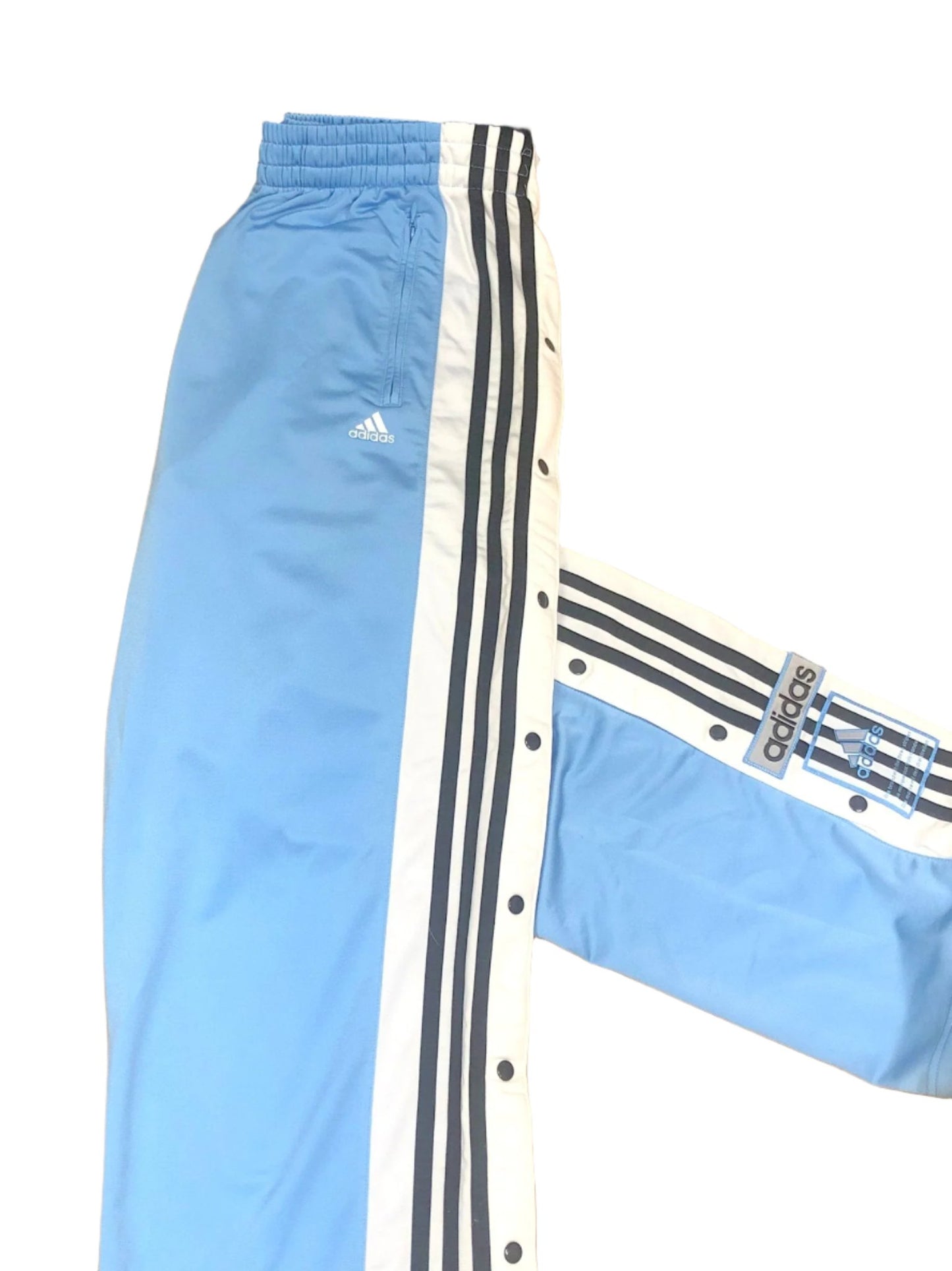 ADIDAS 90'S POPPERS TRACKSUIT BOTTOMS POPPERS BOTTOMS MEDIUM