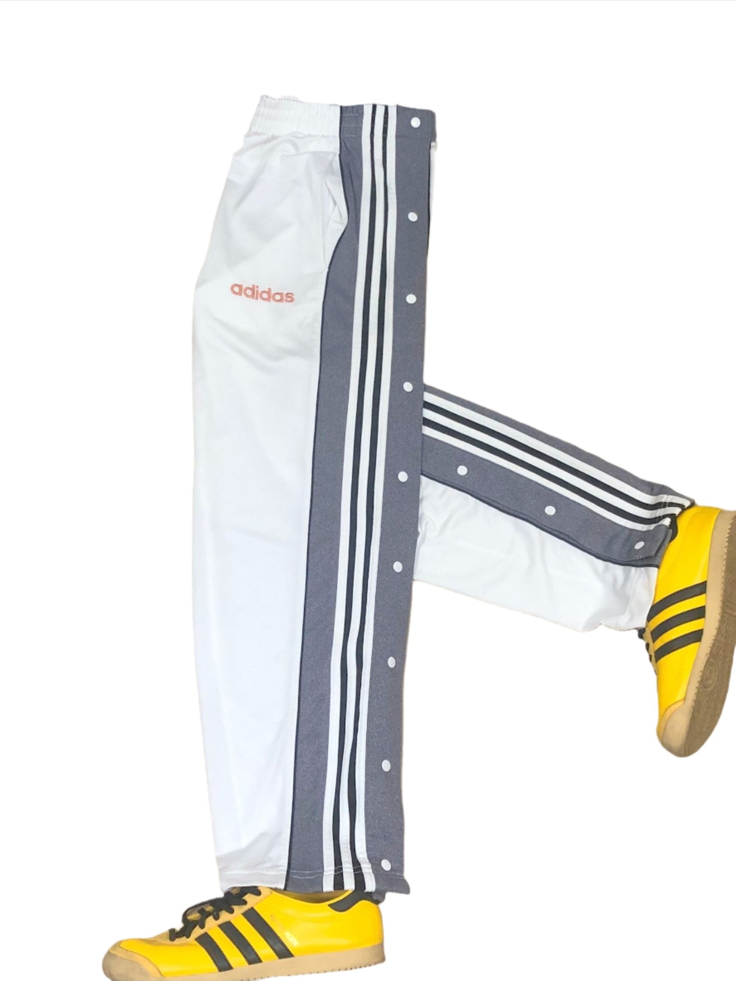 ADIDAS 90'S POPPERS TRACKSUIT BOTTOMS POPPERS BOTTOMS D3 MEDIUM