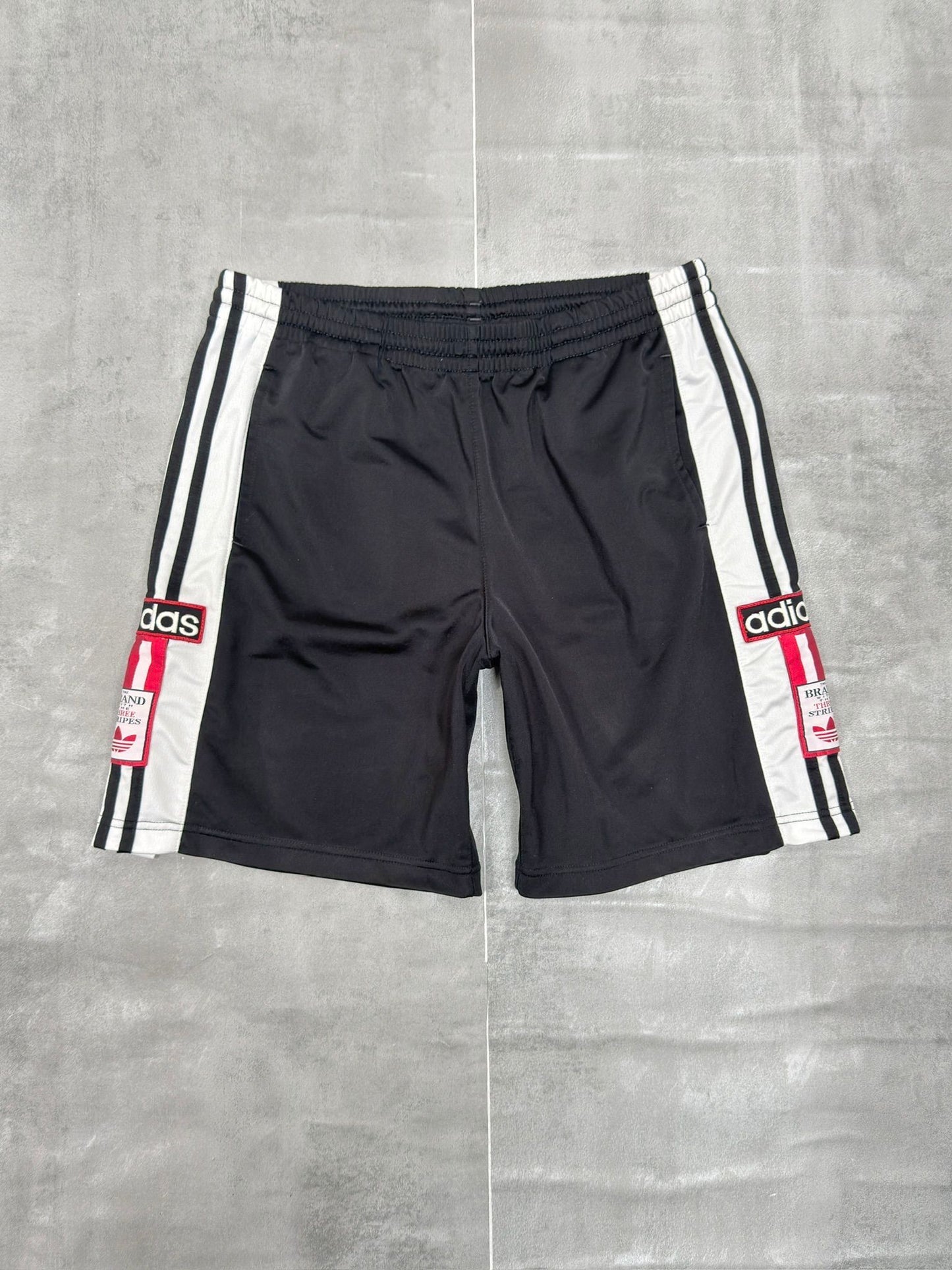 ADIDAS 90'S VINTAGE POPPERS SHORTS D6 LARGE