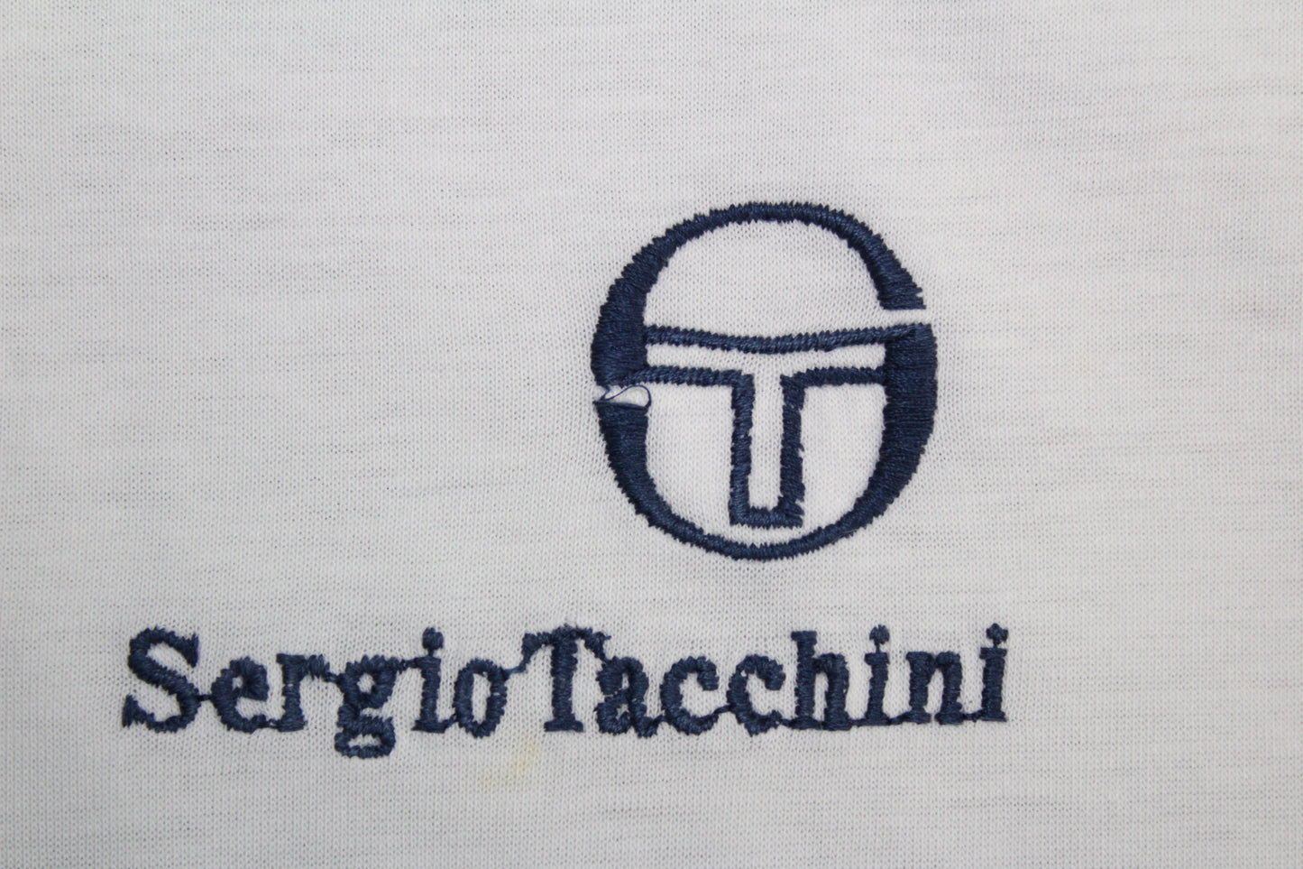 SERGIO TACCHINI 90'S VINTAGE TENNIS POLO SHIRT LARGE