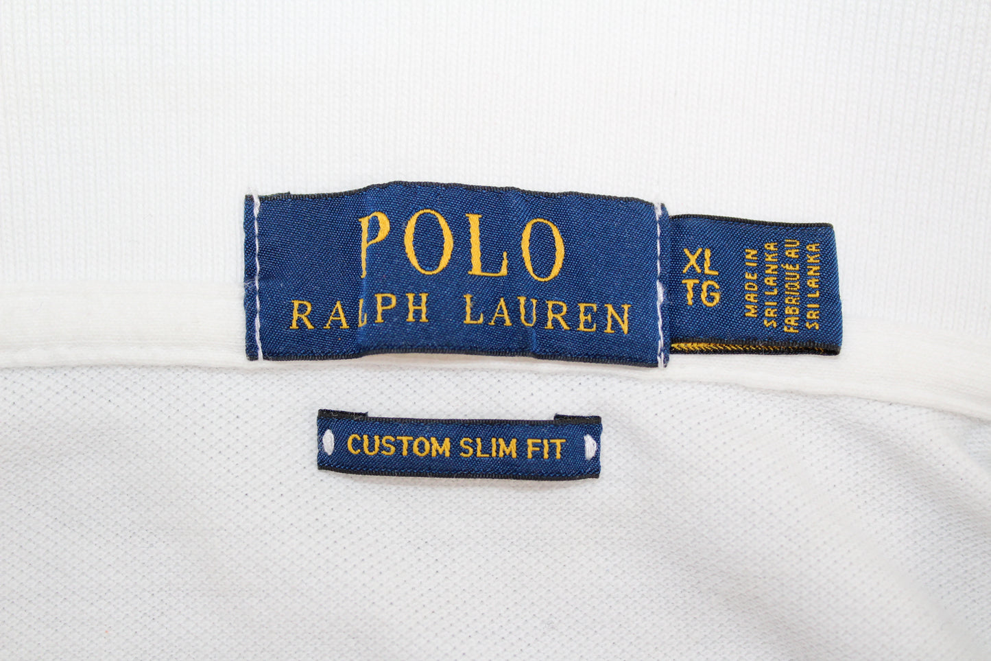 POLO RALPH LAUREN PREPPY BEAR CUSTOM SLIM FIT LONG SLEEVE POLO SHIRT XL