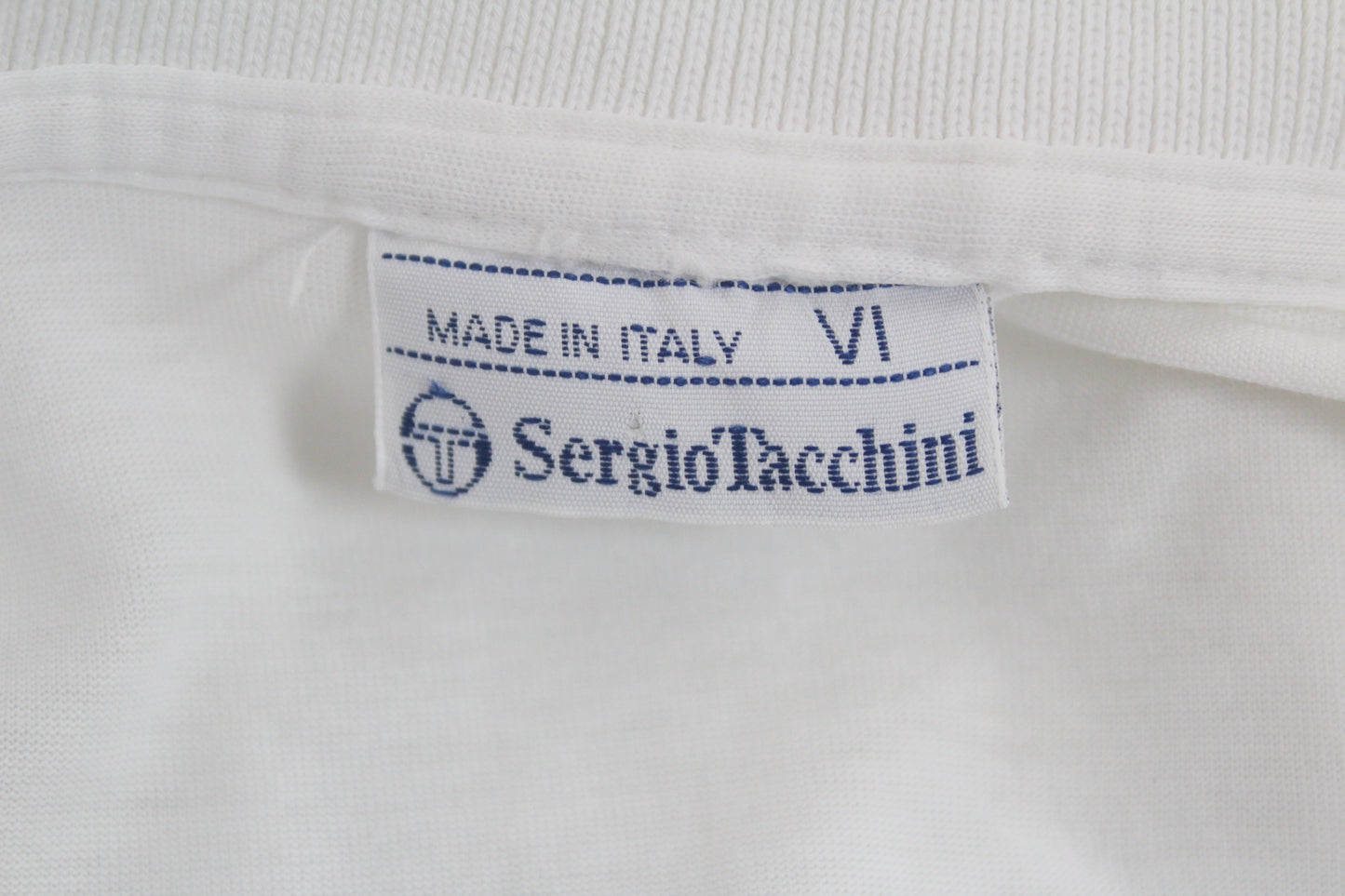 SERGIO TACCHINI 90'S VINTAGE TENNIS POLO SHIRT LARGE