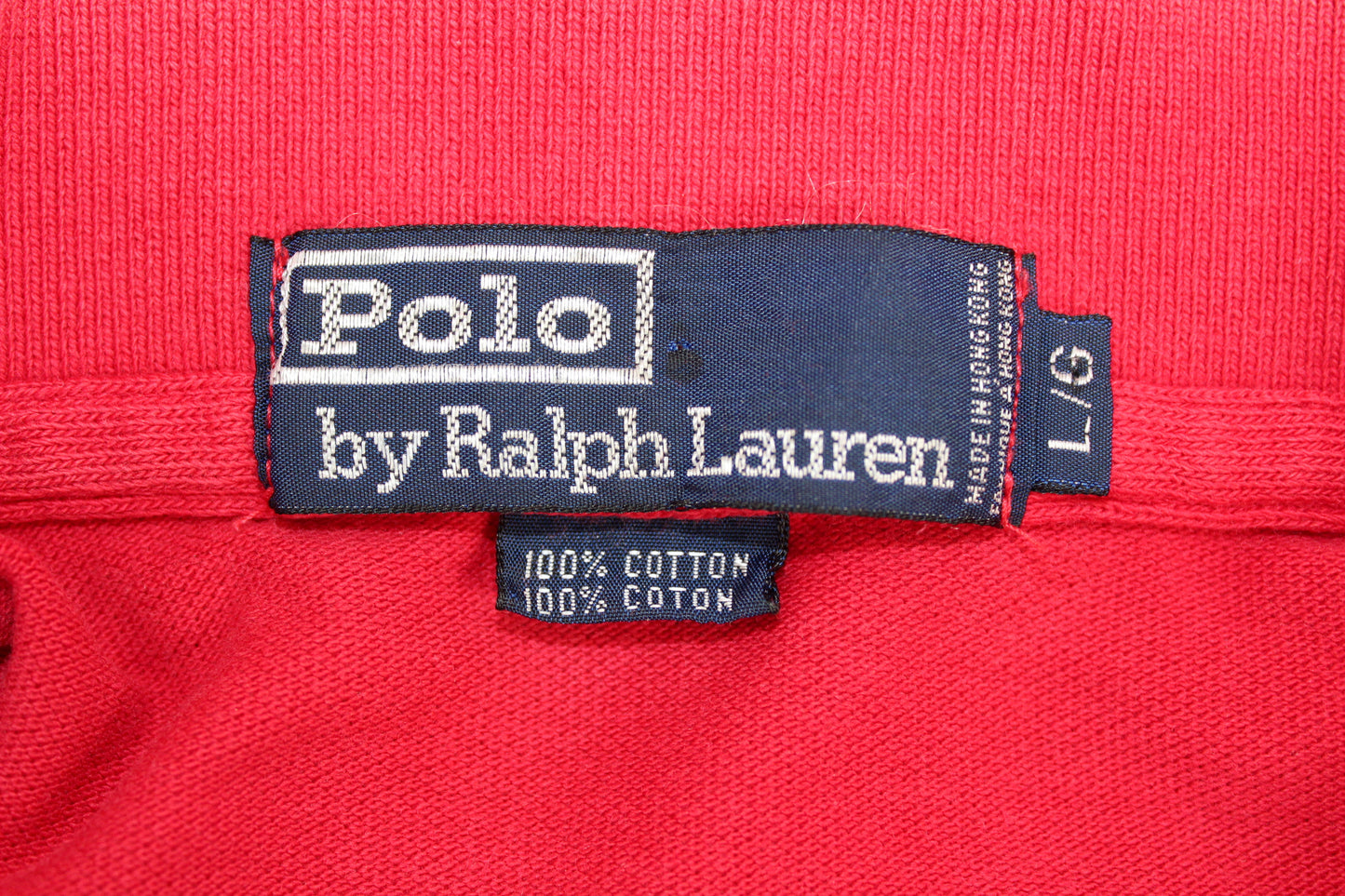 POLO RALPH LAUREN POLO BEAR 90'S VINTAGE POLO SHIRT LARGE