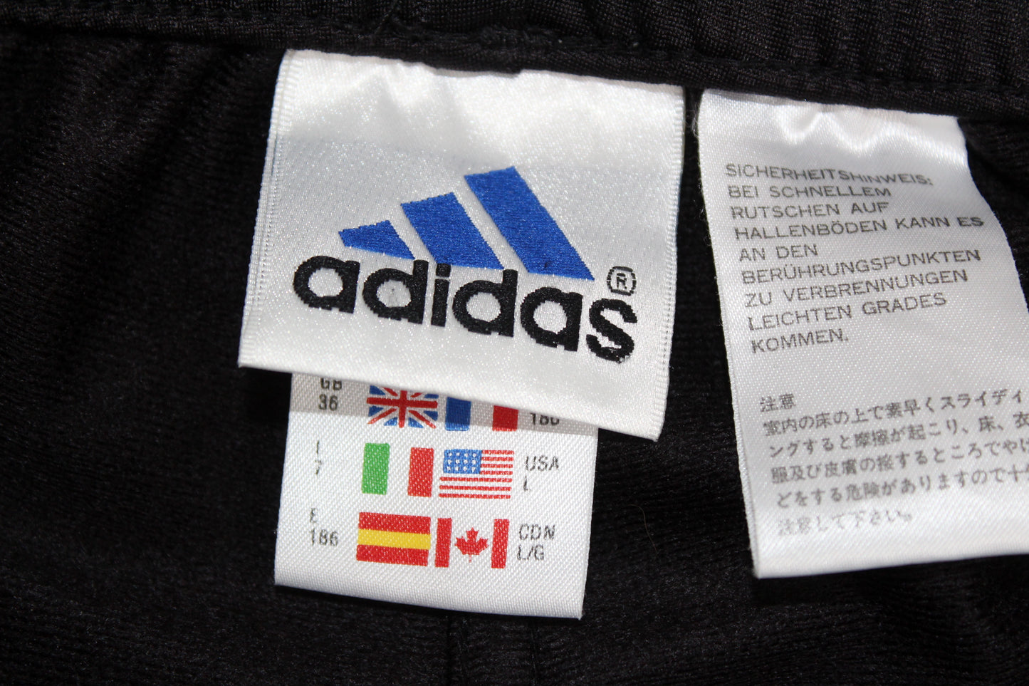 ADIDAS 90'S VINTAGE  POPPERS TRACKSUIT BOTTOMS POPPERS BOTTOMS D7 XL