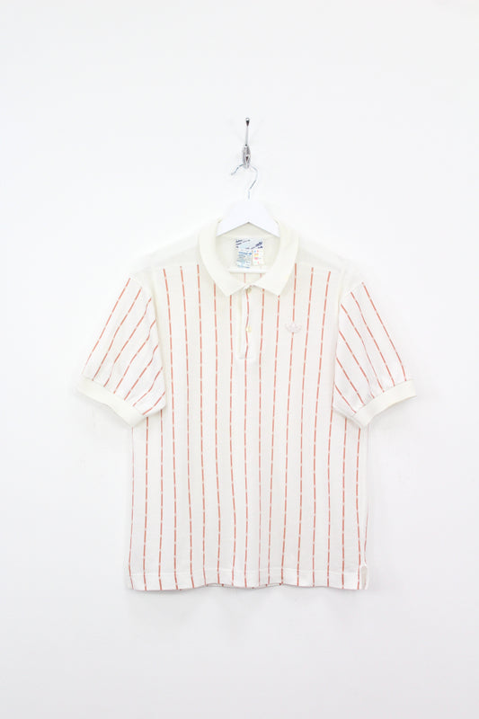 ADIDAS FIRST VENTEX 70'S VINTAGE STRIPED TENNIS POLO SHIRT SMALL