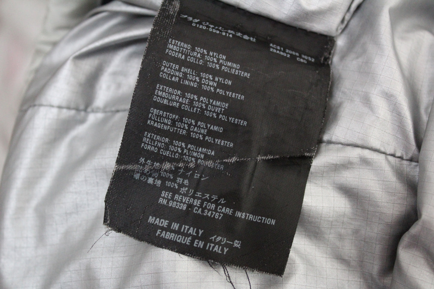 PRADA 90'S VINTAGE PUFFER DOWN SKI JACKET SMALL (WOMEN'S)