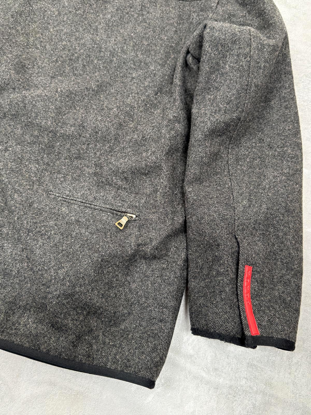 VINTAGE PRADA SPORT F/W 2000 TECHNICAL WOOL JACKET MEDIUM