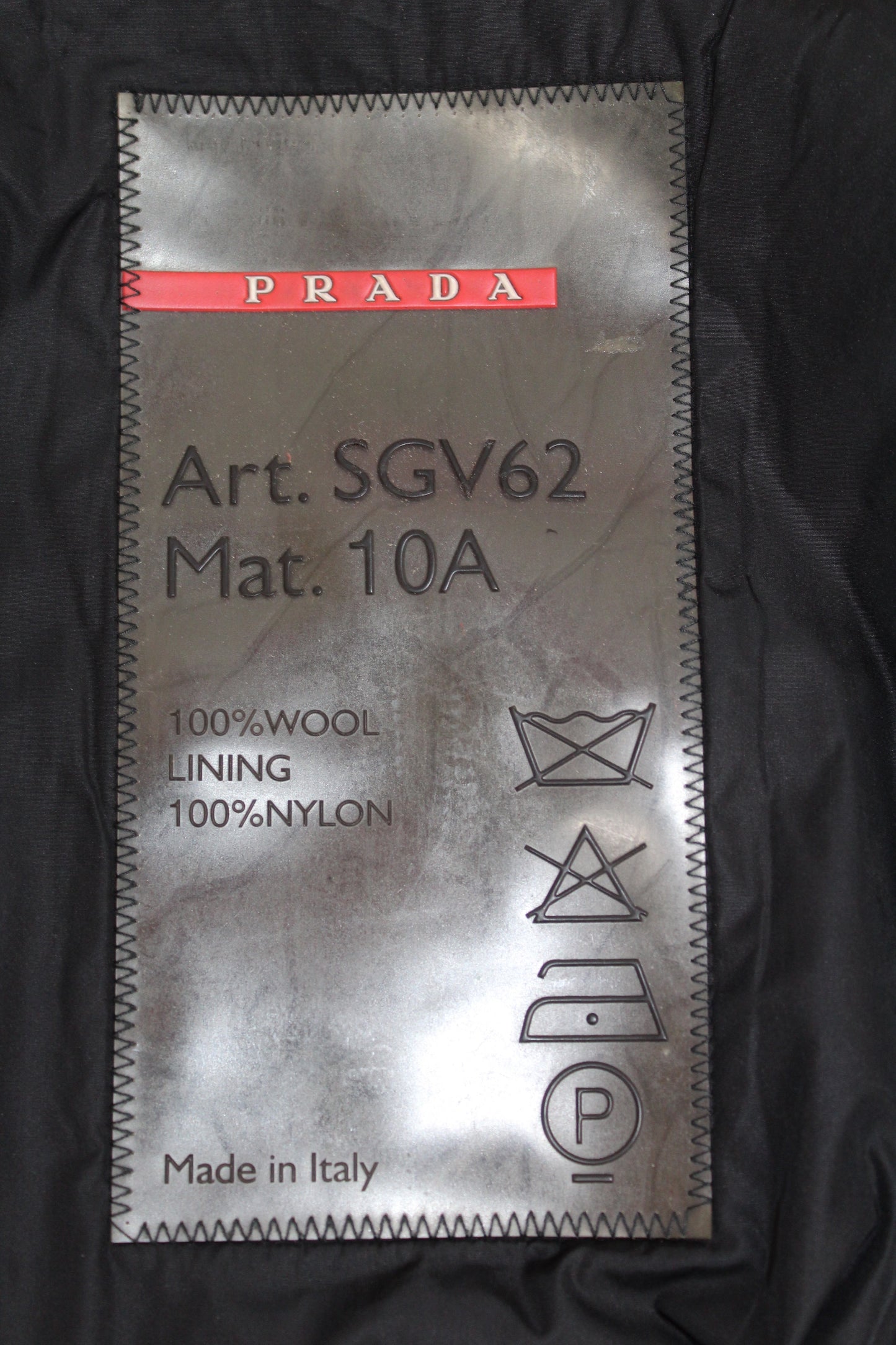 VINTAGE PRADA SPORT F/W 2000 TECHNICAL WOOL JACKET MEDIUM