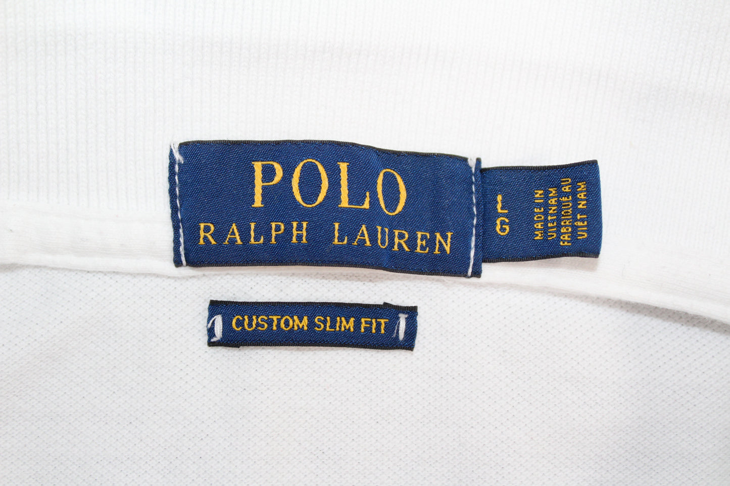 POLO RALPH LAUREN CRICKET BEAR CUSTOM SLIM FIT POLO SHIRT LARGE