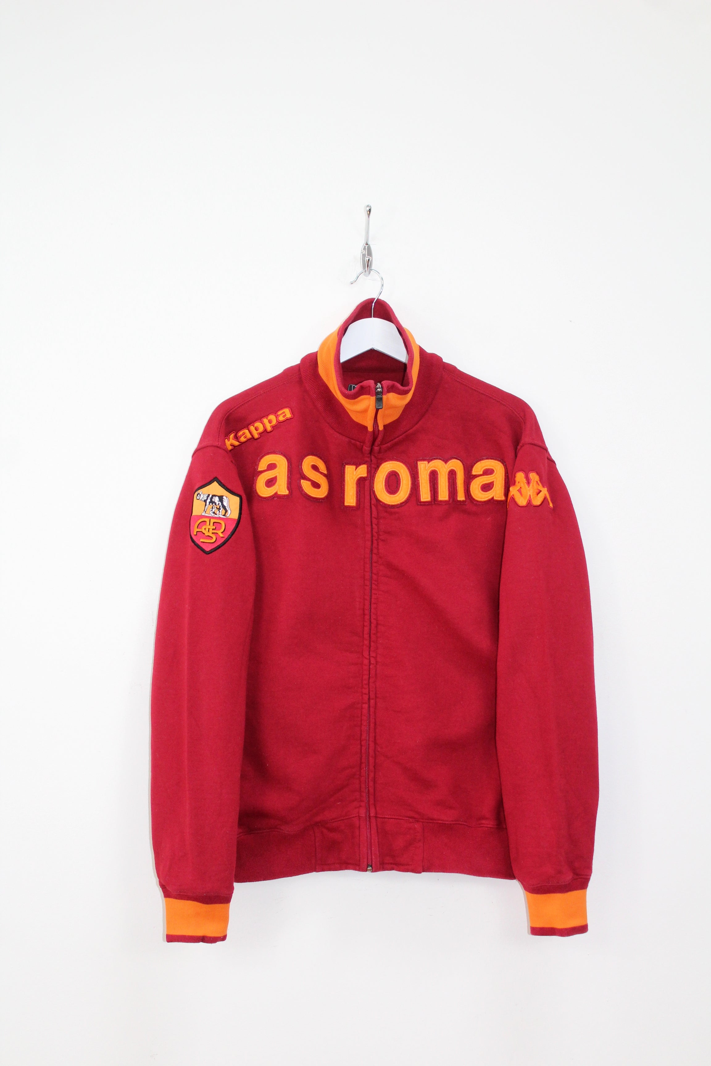 Kappa - Kappa eroi ASローマ　ジャケット Vintage Kappa AS Roma Football Jacket Soccer Zip Track Top