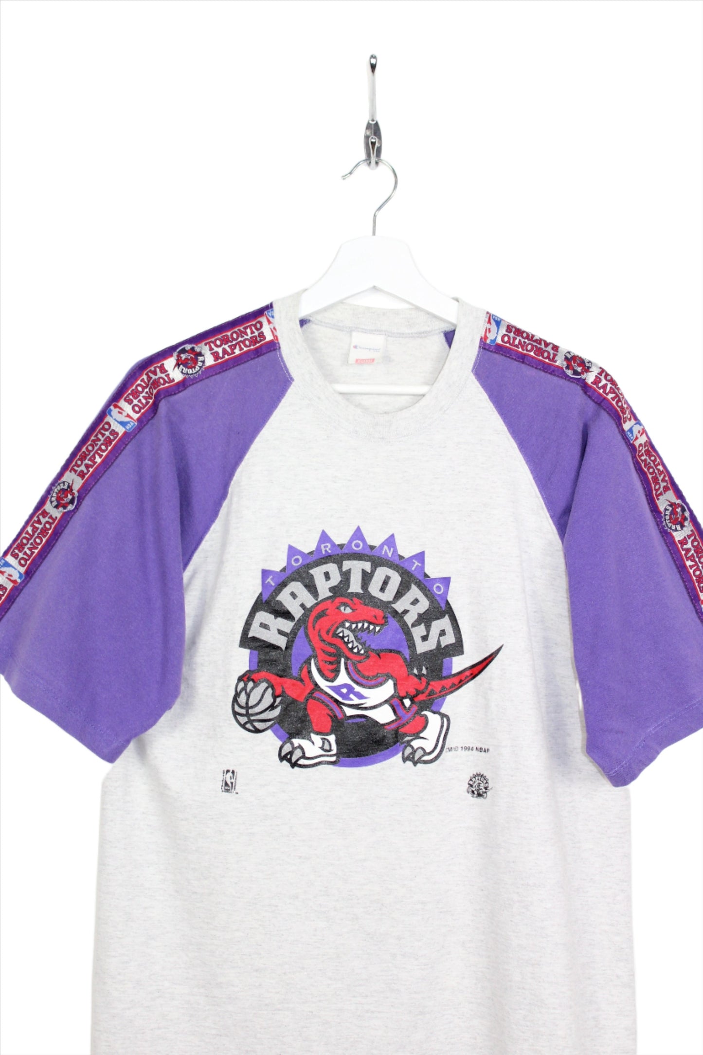 CHAMPION 90'S VINTAGE TORONTO RAPTORS 1994 NBA T-SHIRT LARGE