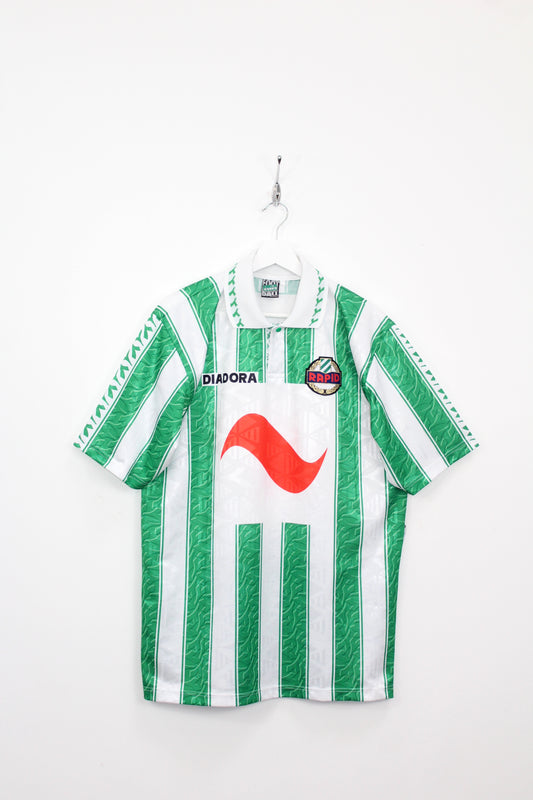 VINTAGE RAPID VIENNA 1996-98 DIADORA HOME FOOTBALL SHIRT LARGE