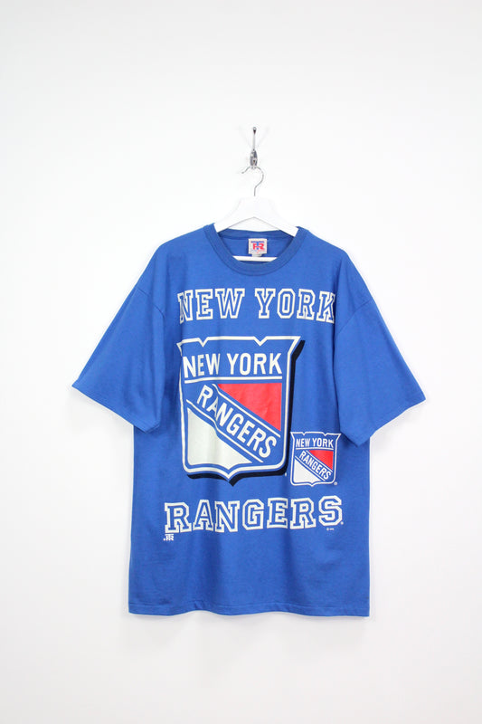 NEW YORK RANGERS 90'S VINTAGE NHL SINGLE STITCH T-SHIRT XL