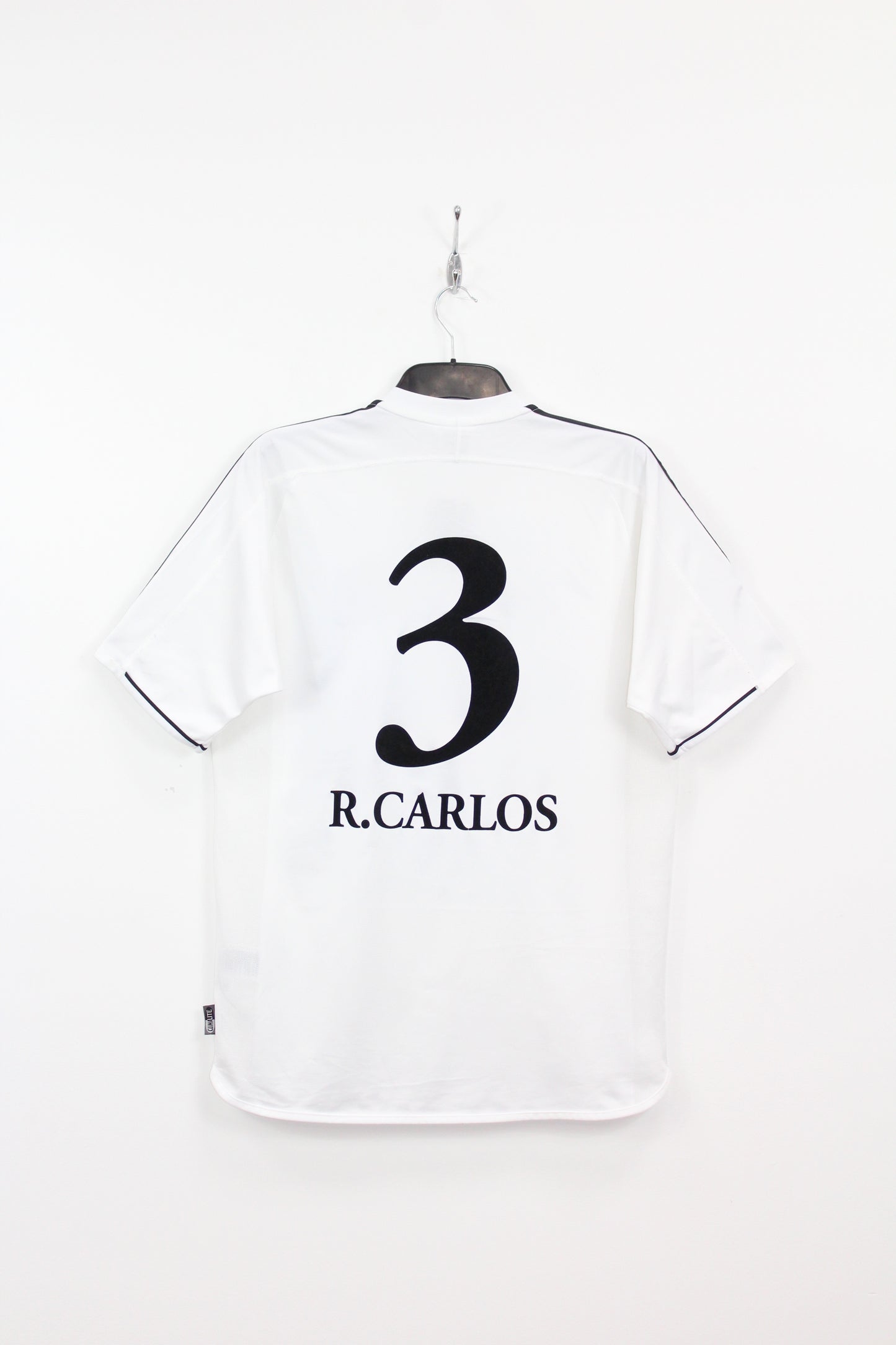 REAL MADRID 2003-04 ADIDAS HOME FOOTBALL SHIRT ROBERTO CARLOS #3 MEDIUM